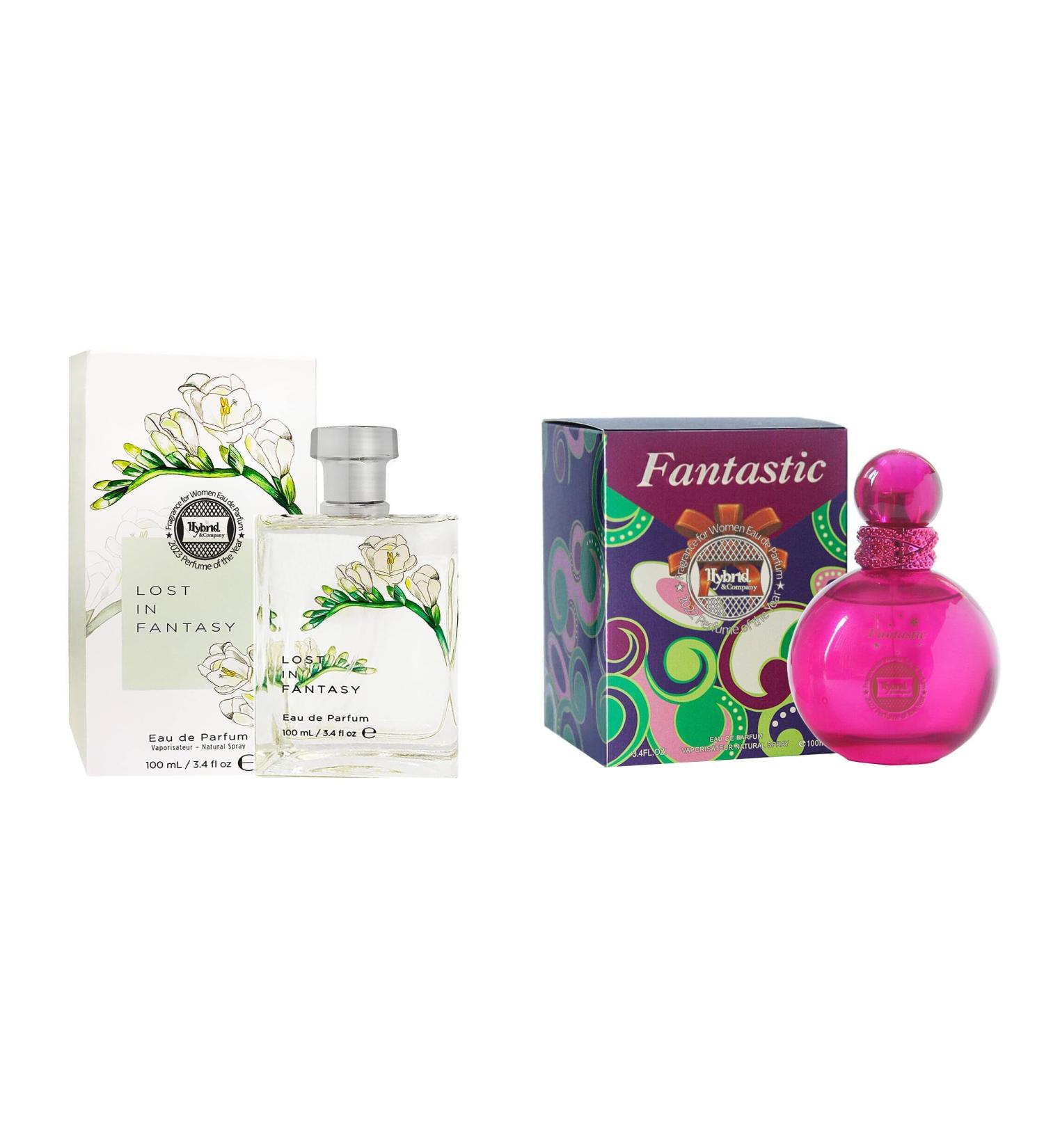 Hybrid & Company Women 2 Pcs Perfume Natural Spray Fresh Fragrance FANTASTIC Fantasy 3.4 Fl Oz (Pack of 2) - Buy Online on GoSupps.com