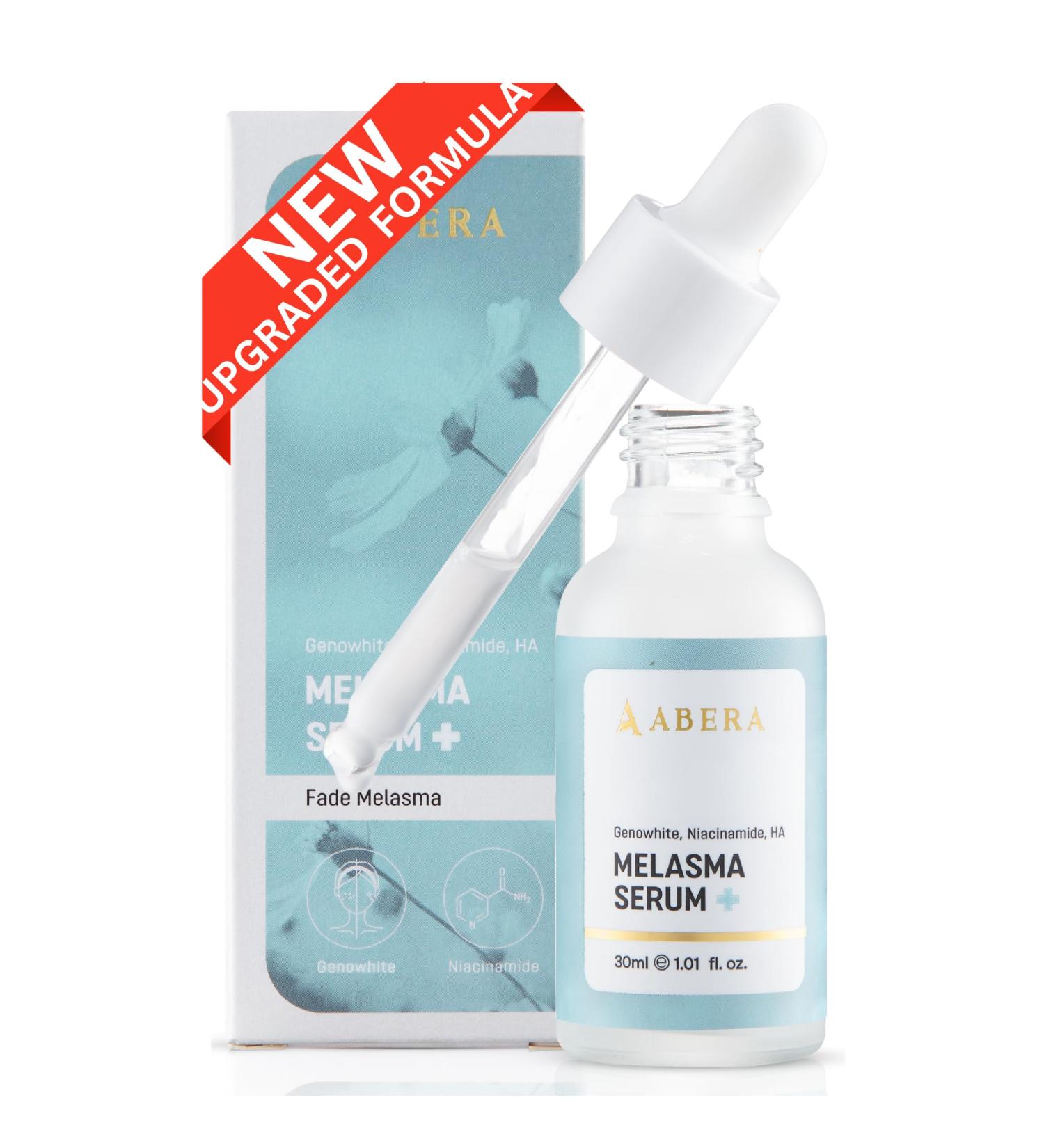Abera Melasma Serum Plus Melasma Treatment for Face Dark Spot Corrector Serum Melasma Dark Spot Remover Sun Spot Age Spot Brown Spot Remover for Men Women (1 FL OZ) A. Melasma Serum Plus - Buy Online on GoSupps.com