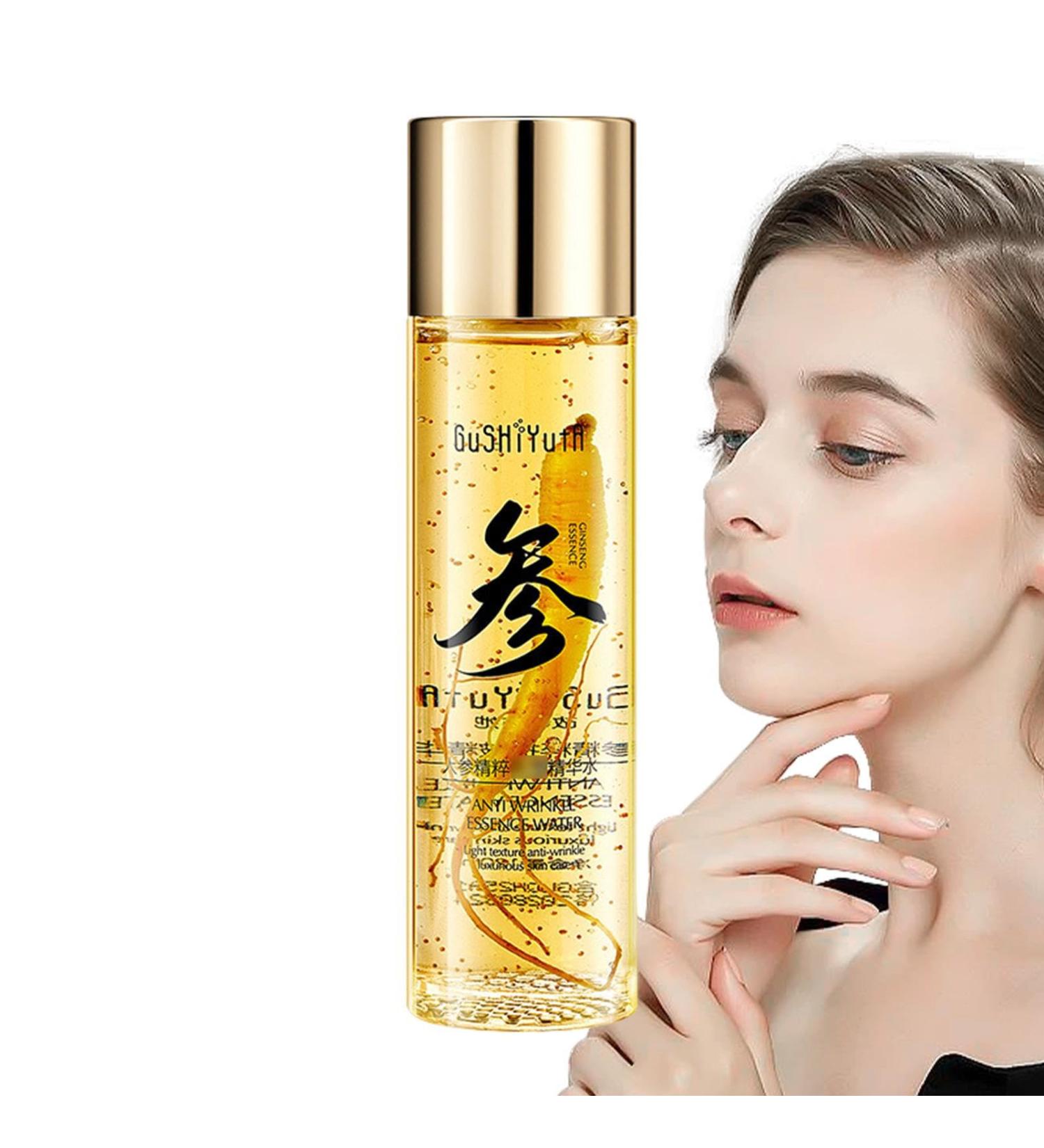  PUCHEN Skin Essences | Ginseng Lightening Moisturizing Tonic | Skin Care Tonic 120ml Facial Pore Minimizer for Skin Rejuvenate Nourish & Brightens - Buy Online on GoSupps.com