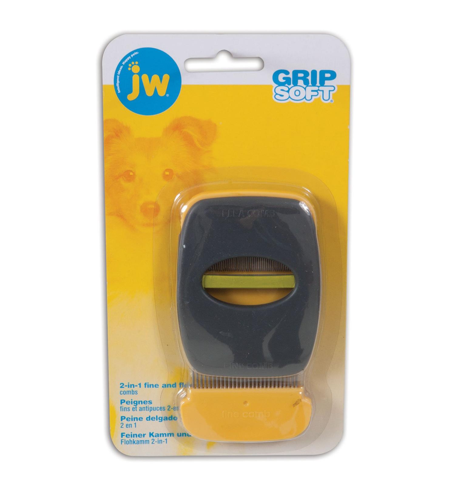 JW Pet Company Flea and Fine Comb - Effective Flea Removal and Grooming Tool - Buy Online on GoSupps.com
