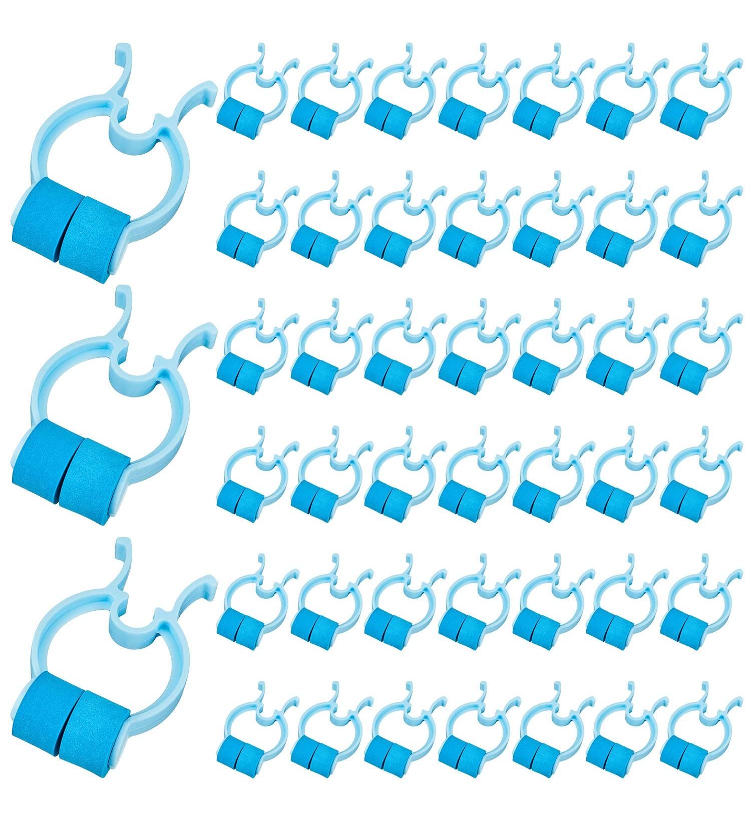 60-Piece Blue Nose Stop Clips for Emergency Nasal Blockage - Plastic Foam Nose Clips - Buy Online on GoSupps.com