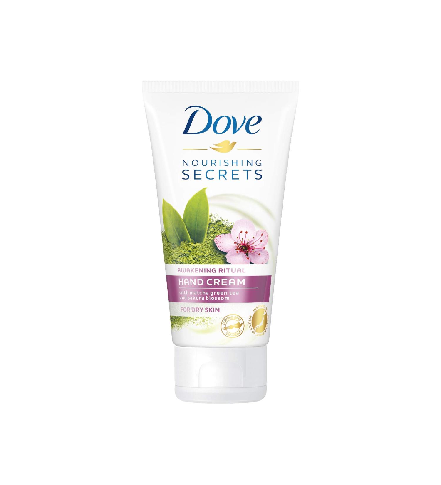 DOVE Hand Cream 75ml - Awakening Ritual with Green Tea | Moisturizing & Nourishing | International Shipping Available - Buy Online on GoSupps.com