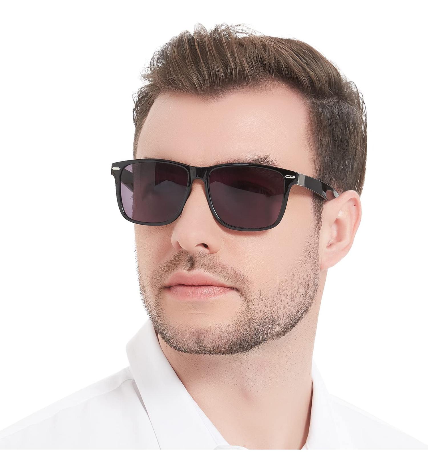 Shop OCCI CHIARI Oversized Reader Sunglasses for Men - 3.5 Fashion Full Lens Sun Readers in Black | International Shipping Included - Buy Online on GoSupps.com