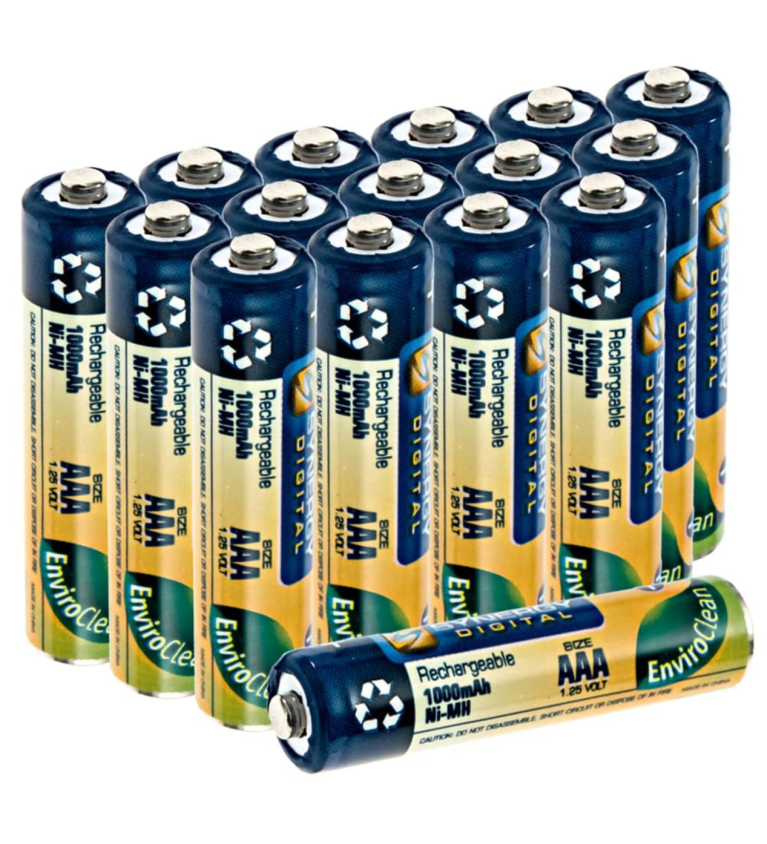 Synergy Digital Baby Monitor Batteries - Compatible with Motorola MBP10 (Ni-MH 1.25V 1000mAh) - 16 AAA Rechargeable Batteries Combo Pack - Buy Online on GoSupps.com