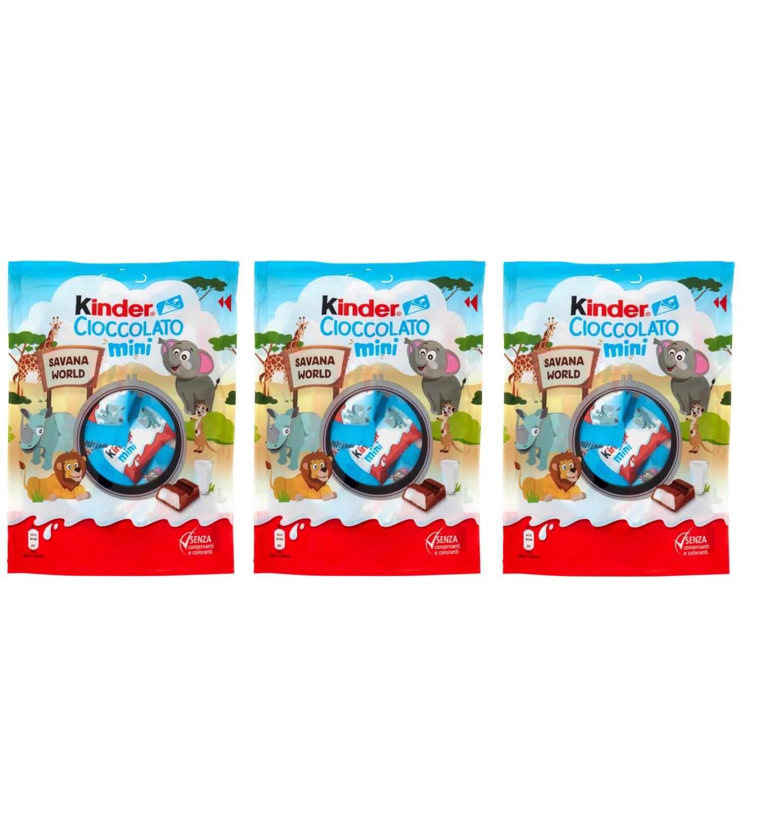 Ferrero Ferrero Cioccolato al Latte Milk Chocolate Mini Mini Portions 125 g Pack of 3 Each Bag Contains at Least 19 Pieces