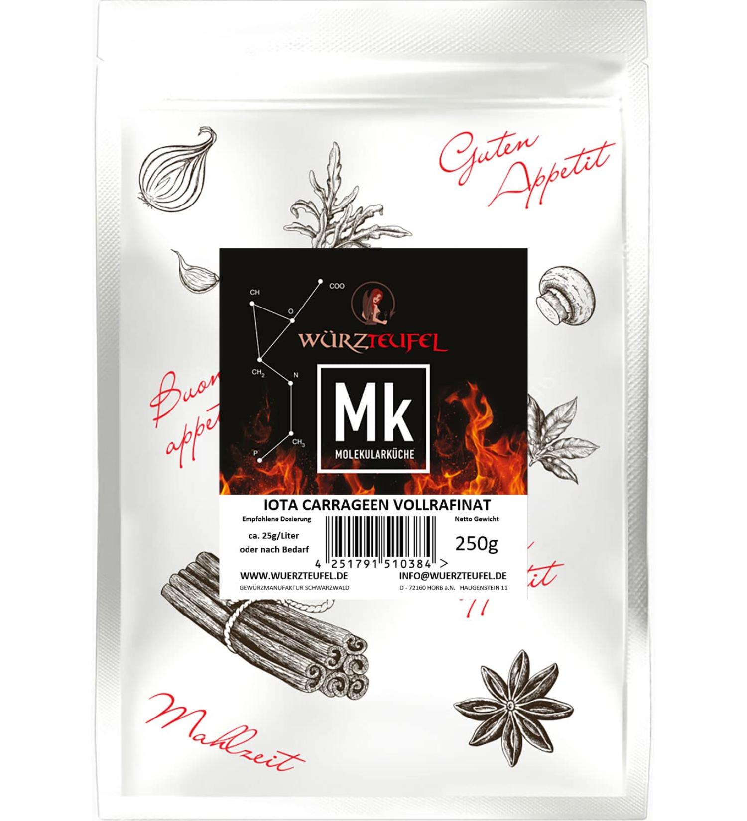 Iota - Carrageenan Iota - Carrageenan Jota - Carrageenan pure-refined E407 molecular cuisine sachet 250g - Buy Online on GoSupps.com