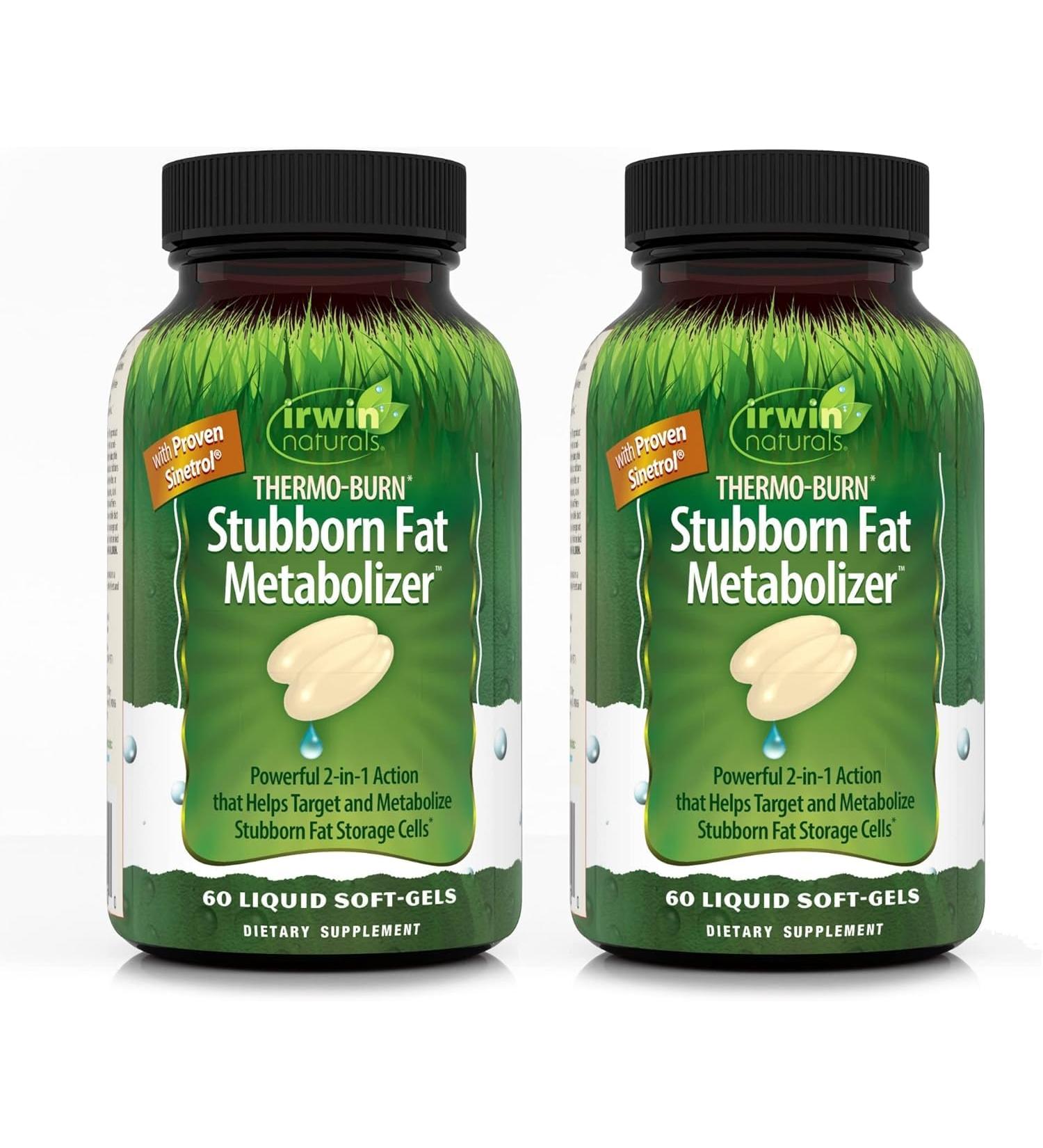 Irwin Naturals Thermo-Burn Stubborn Fat Metabolizer - 75 Liquid Soft-Gels - 2 Pack - Buy Online on GoSupps.com