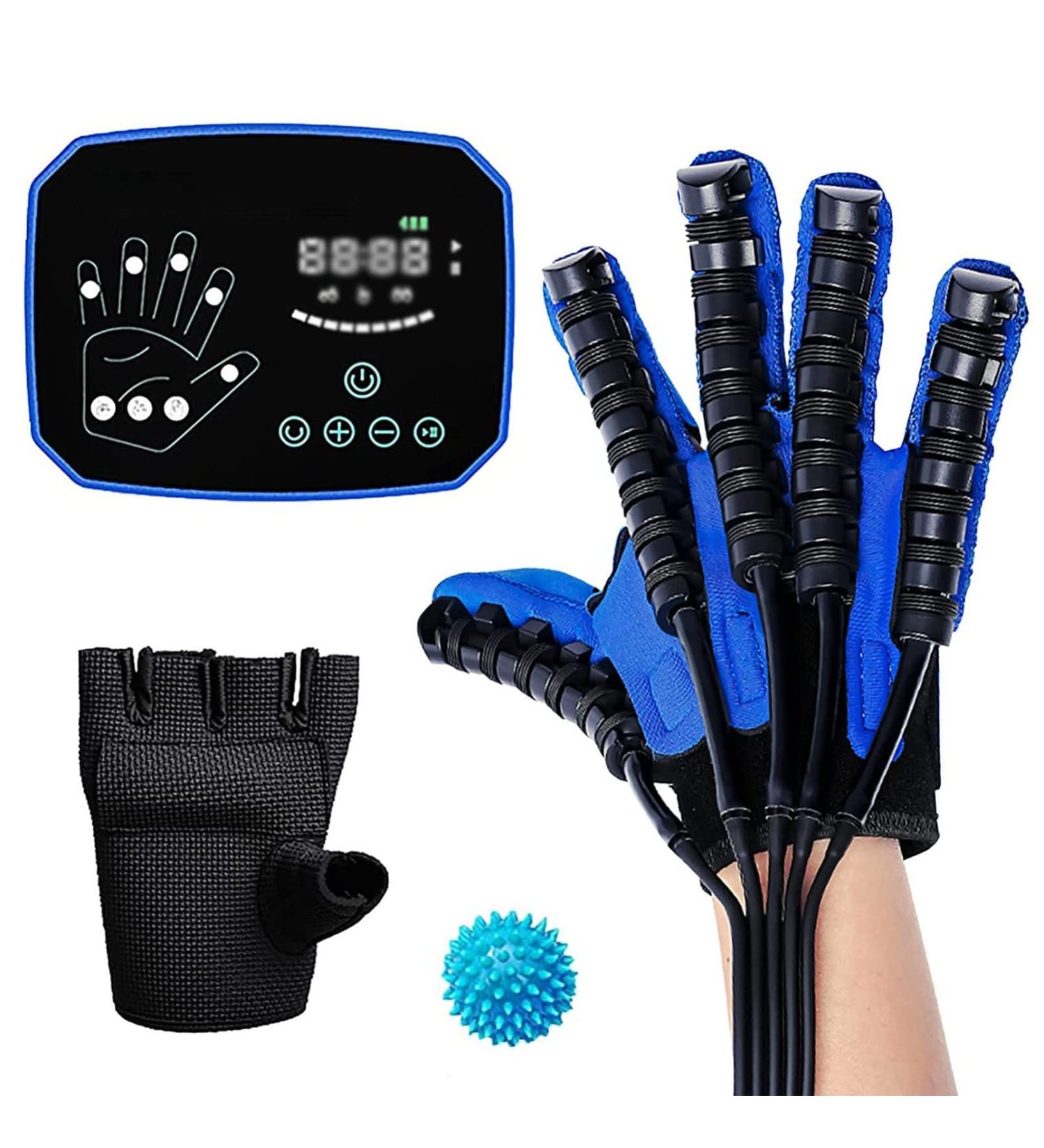 Rehabilitation Robot Gloves Both Hand Stroke Hemiplegia Finger Training Device Finger Orthosis for Long-Term Relief of Hand Dysfunction(Size:M Size Color:Blue-Right) M size blue-right - Buy Online on GoSupps.com