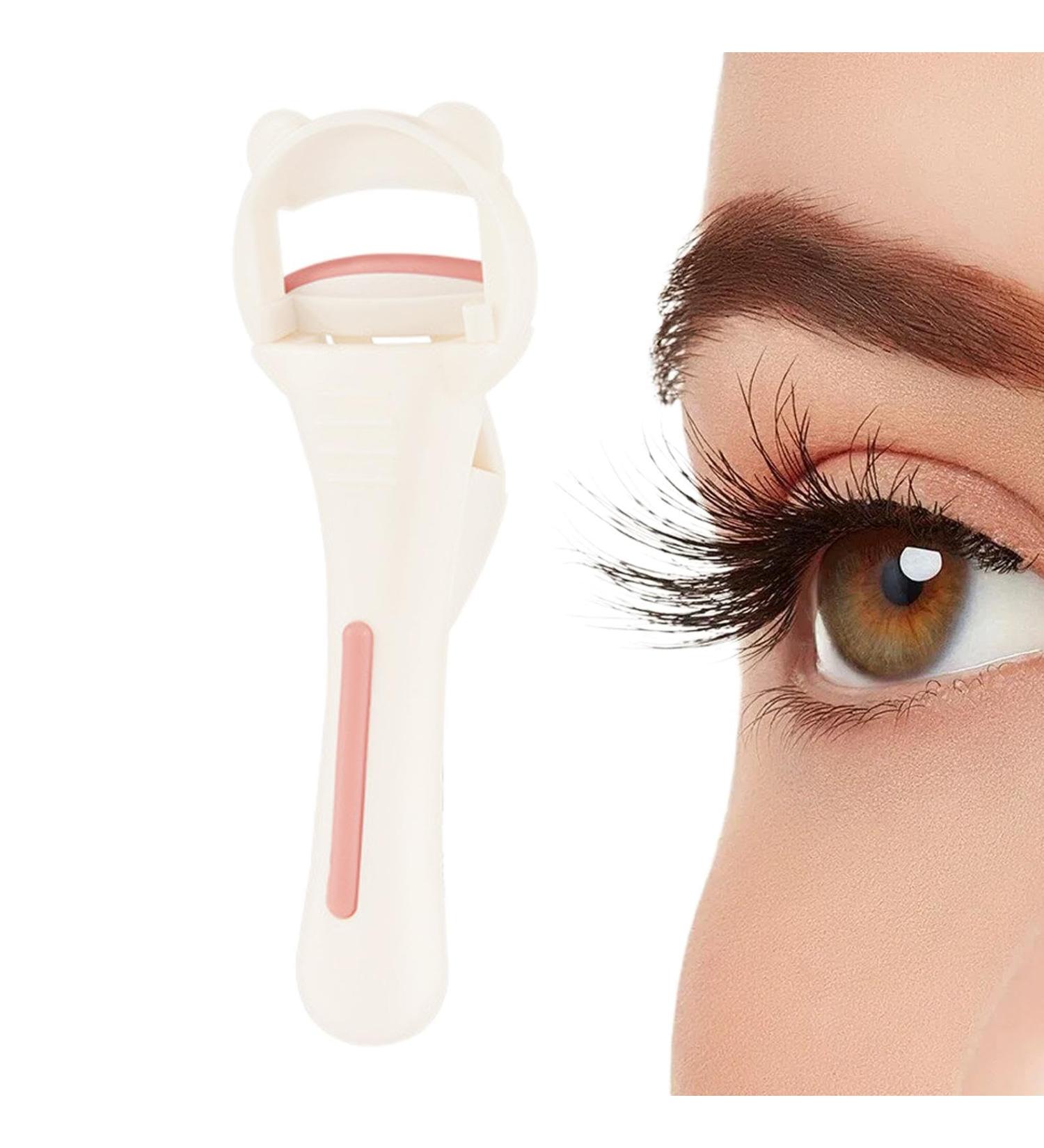 Lash Curler - Handheld Eye Lash Curler for Women - Natural Looking Wide Angle Eyelash Curler with Comfortable Grip Portable Makeup Tools for Crimps & Curls Lashes - Buy Online on GoSupps.com