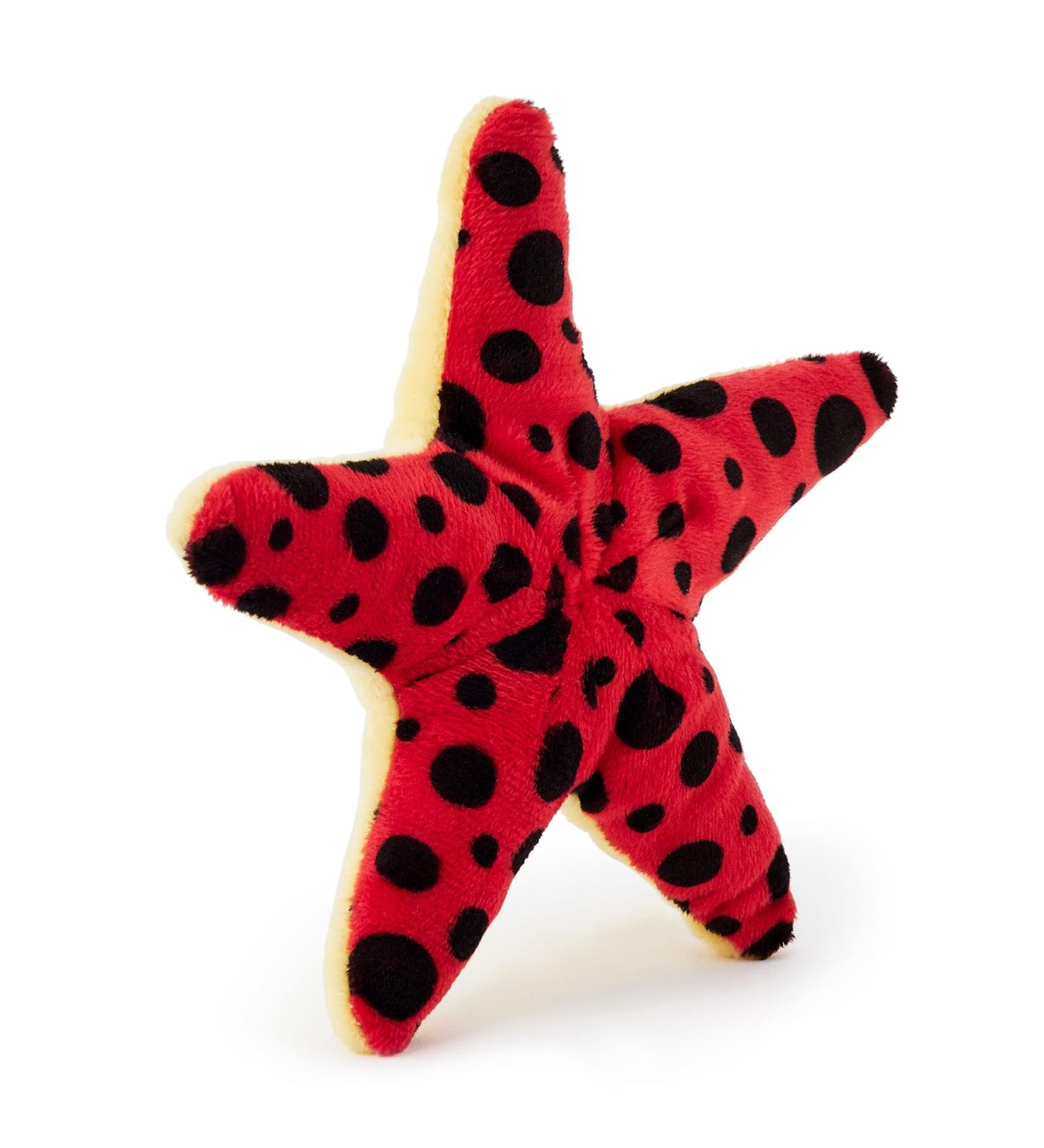 Zappi Co Plush Red Starfish Toy for Kids - Safari Animals Collection (9cm Width) - Buy Online on GoSupps.com