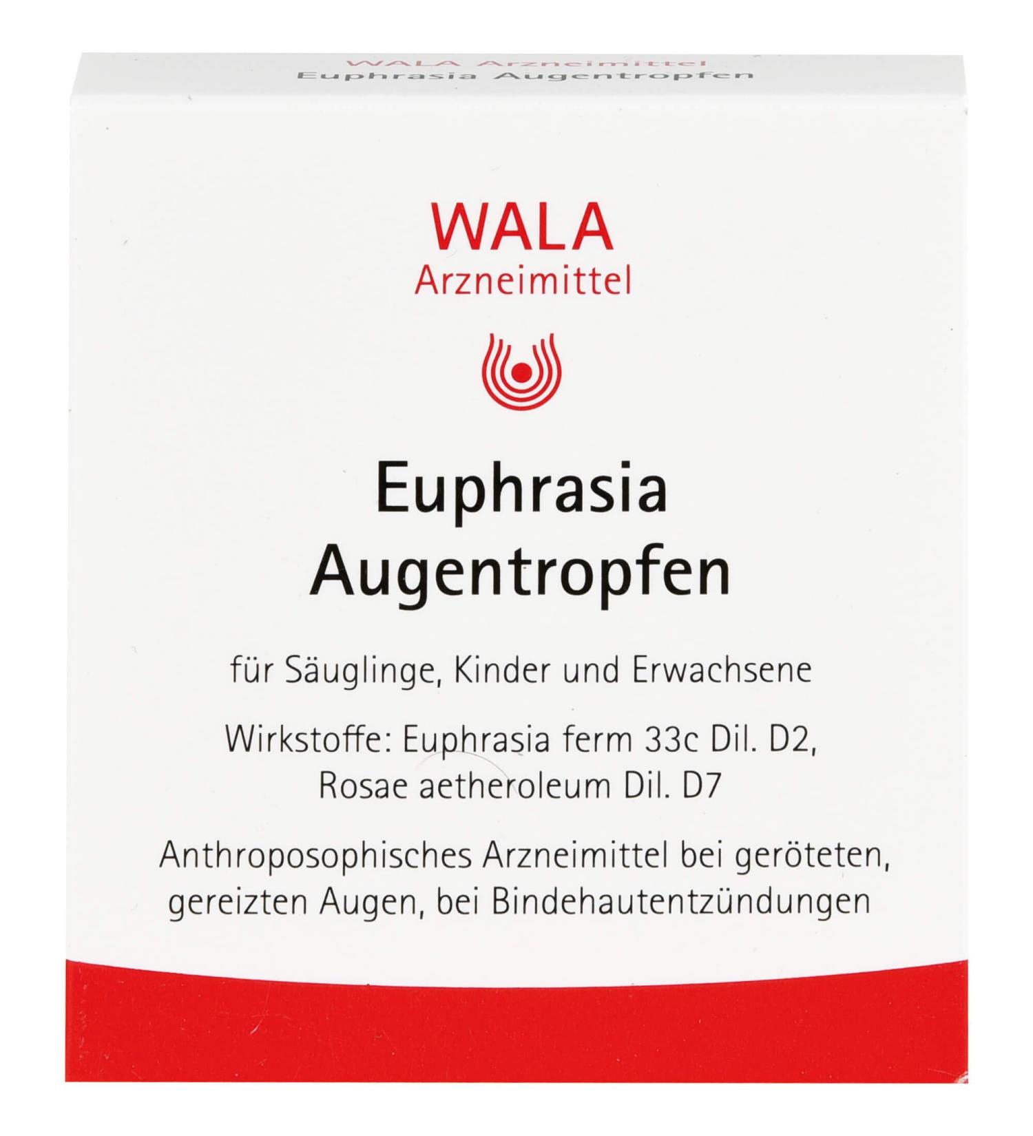 Wala Euphrasia Eye Drops Edo - 10 St | Herbal Eye Care for Soothing Relief | Shop Internationally - Buy Online on GoSupps.com