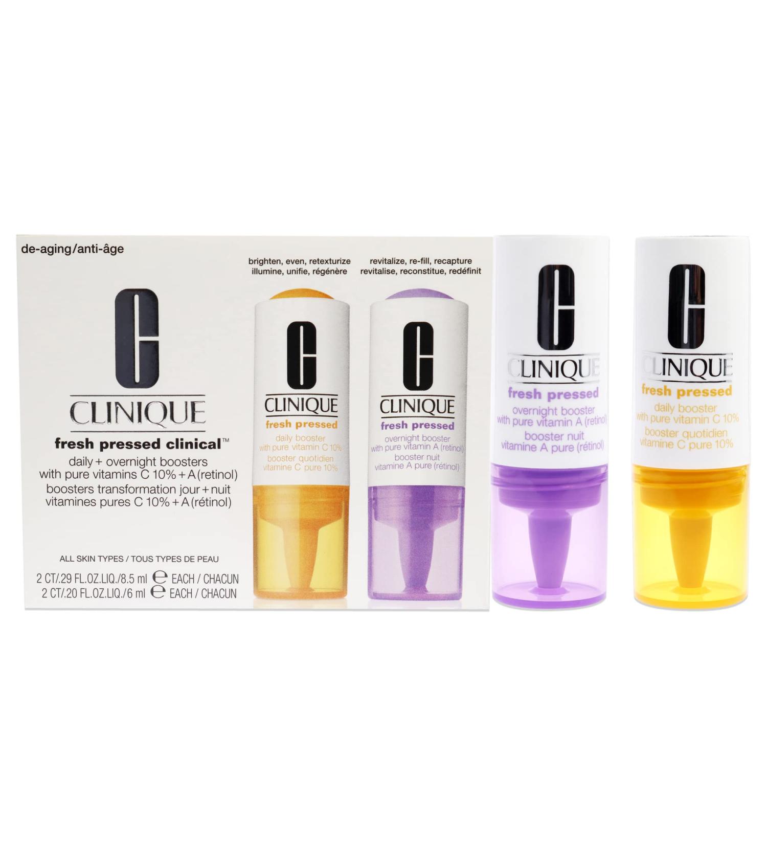 Clinique Fresh Pressed 4-Piece Set - International Shipping | Buy Fresh Skincare Online - Buy Online on GoSupps.com