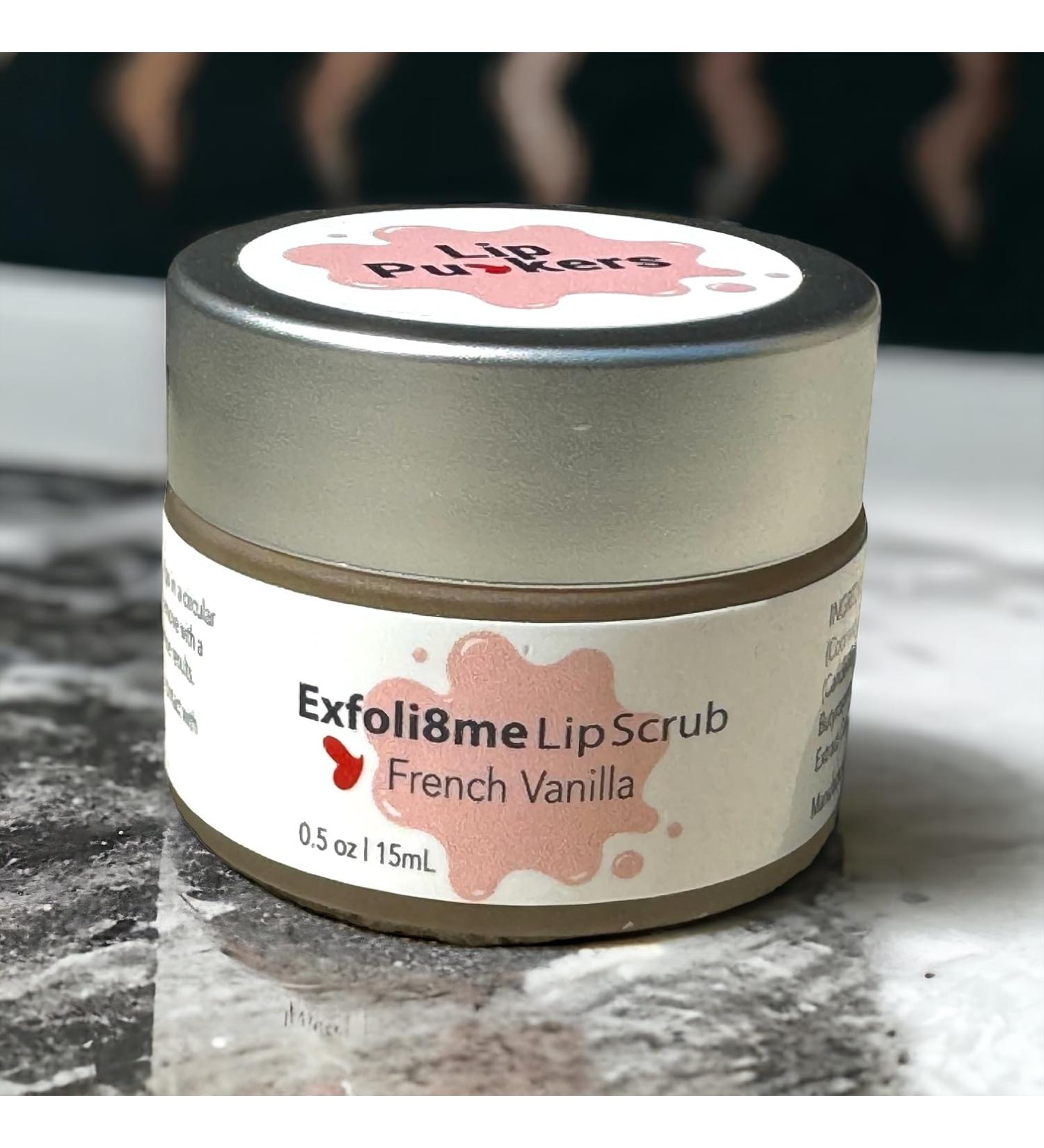 Exfoli8me Lip Scrub (.50oz French Vanilla) French Vanilla 0.5 Ounce (Pack of 1)