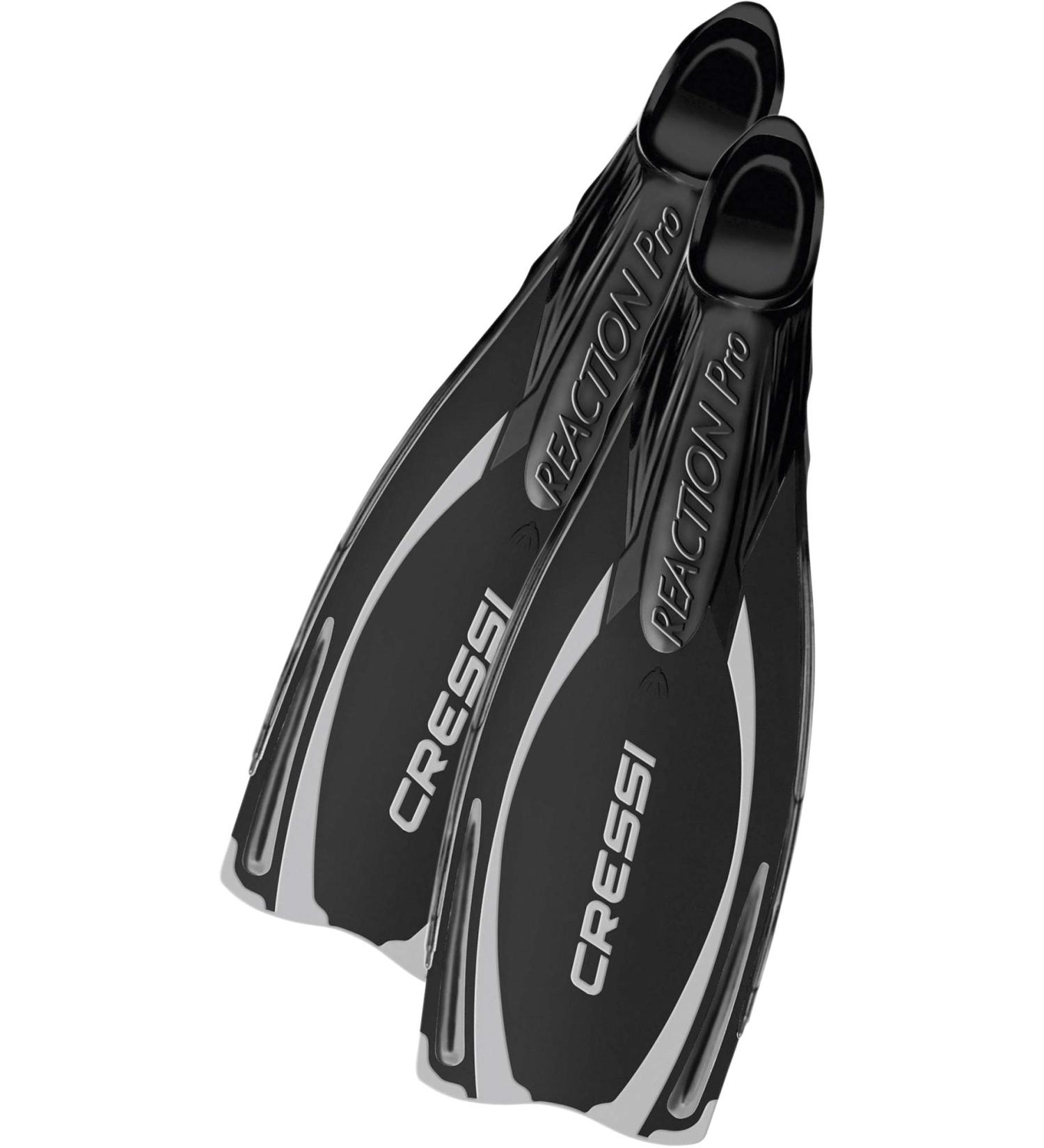 Cressi Reaction Pro Full Foot Pocket Fins - Made in Italy - EU 40/41 | US 8.5/9.5 Men | 9.5/10.5 Women - Buy Online on GoSupps.com