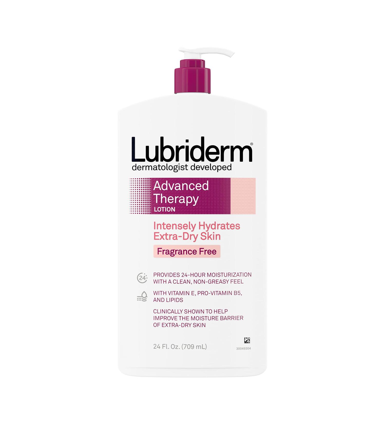 Buy Lubriderm Advanced Therapy Lotion 24 fl oz - Deeply Hydrates Extra-Dry Skin - Buy Online on GoSupps.com