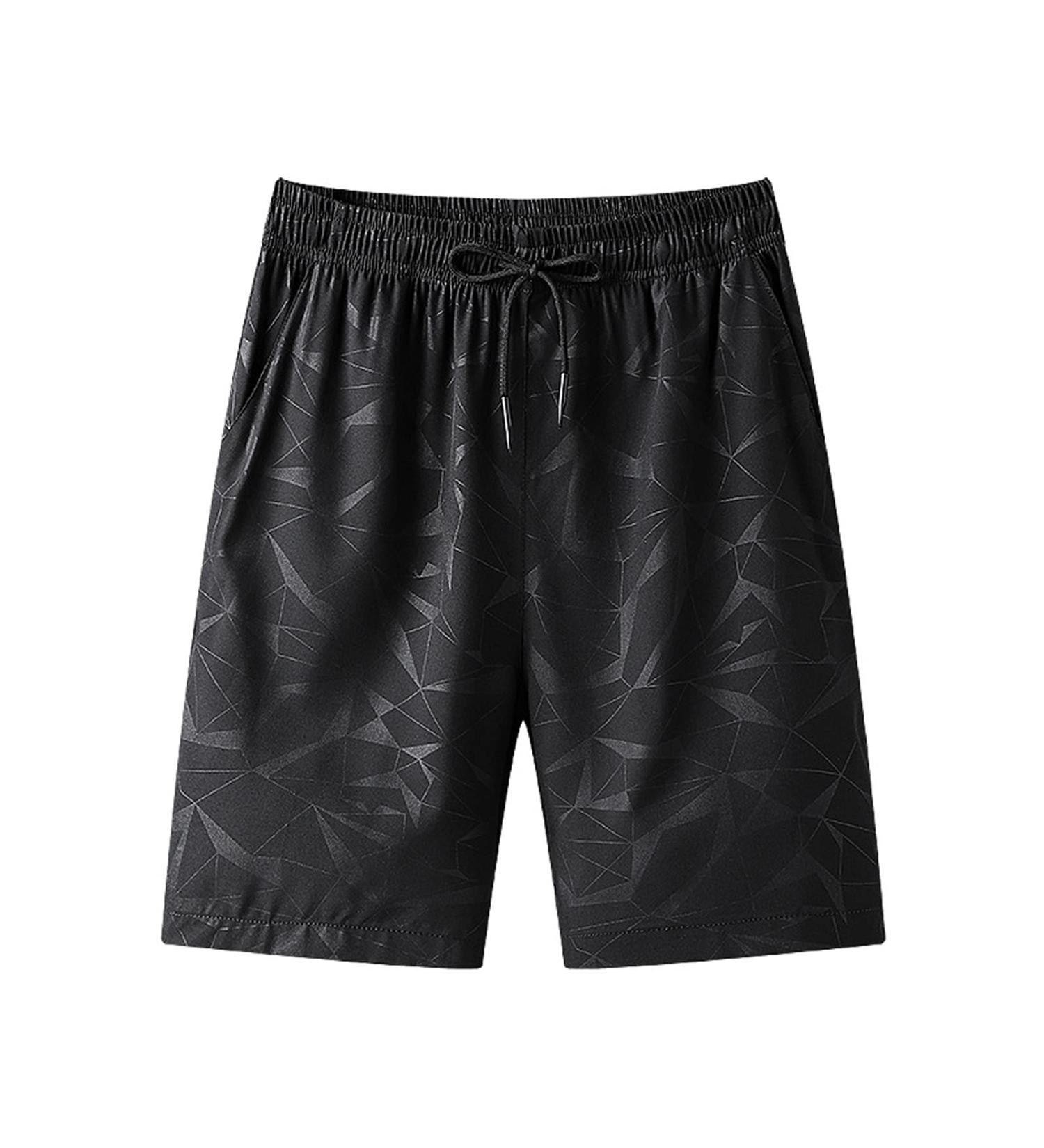 Men's Casual Drawstring Beach Shorts with Pockets - Khaki - 7XL - Buy Online on GoSupps.com