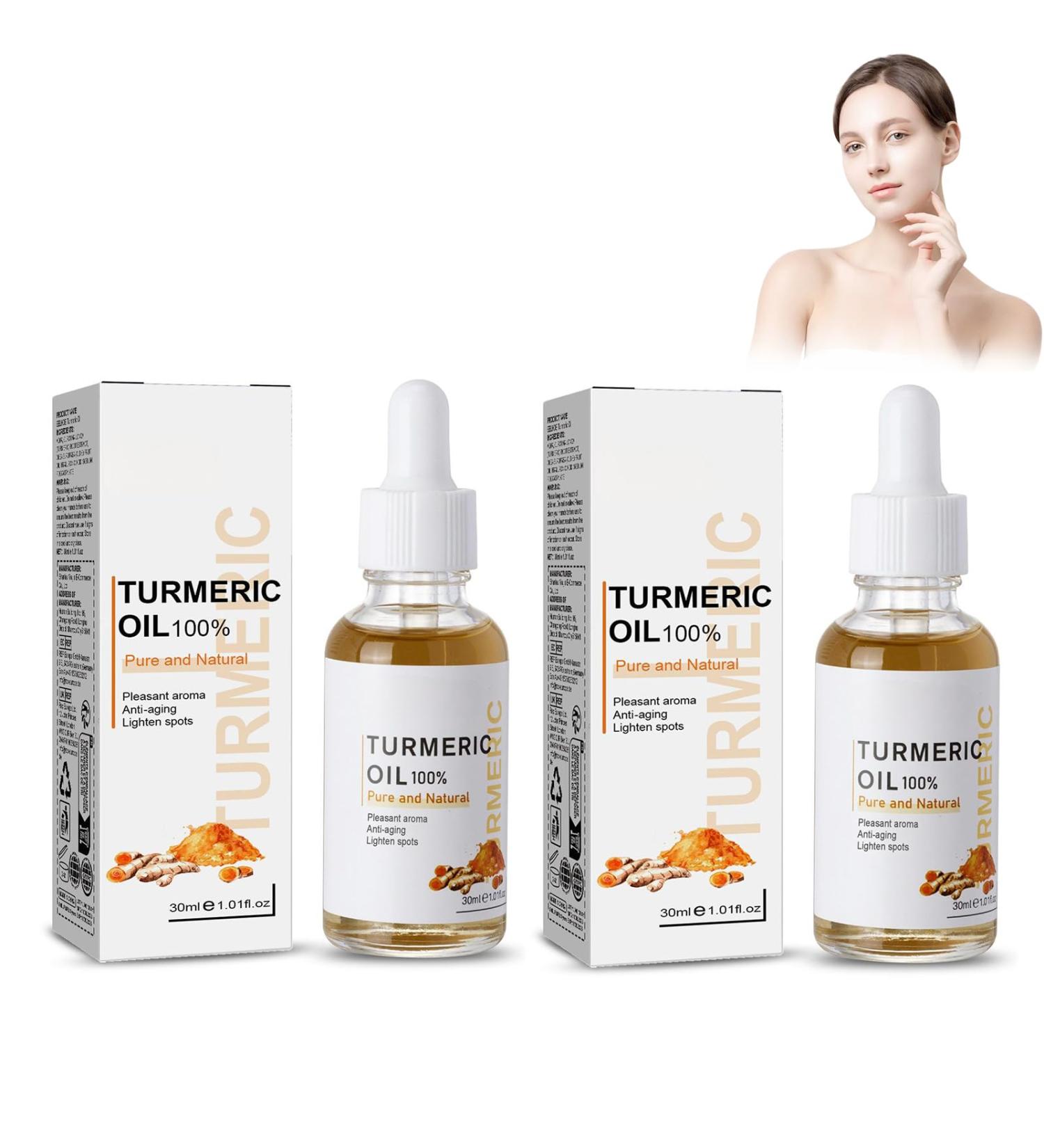 Zynewa Turmeric Oil Facial Care Serum turmeric care serum moisturizing facial care gentle skin nourishment for soft and radiant skin - Buy Online on GoSupps.com