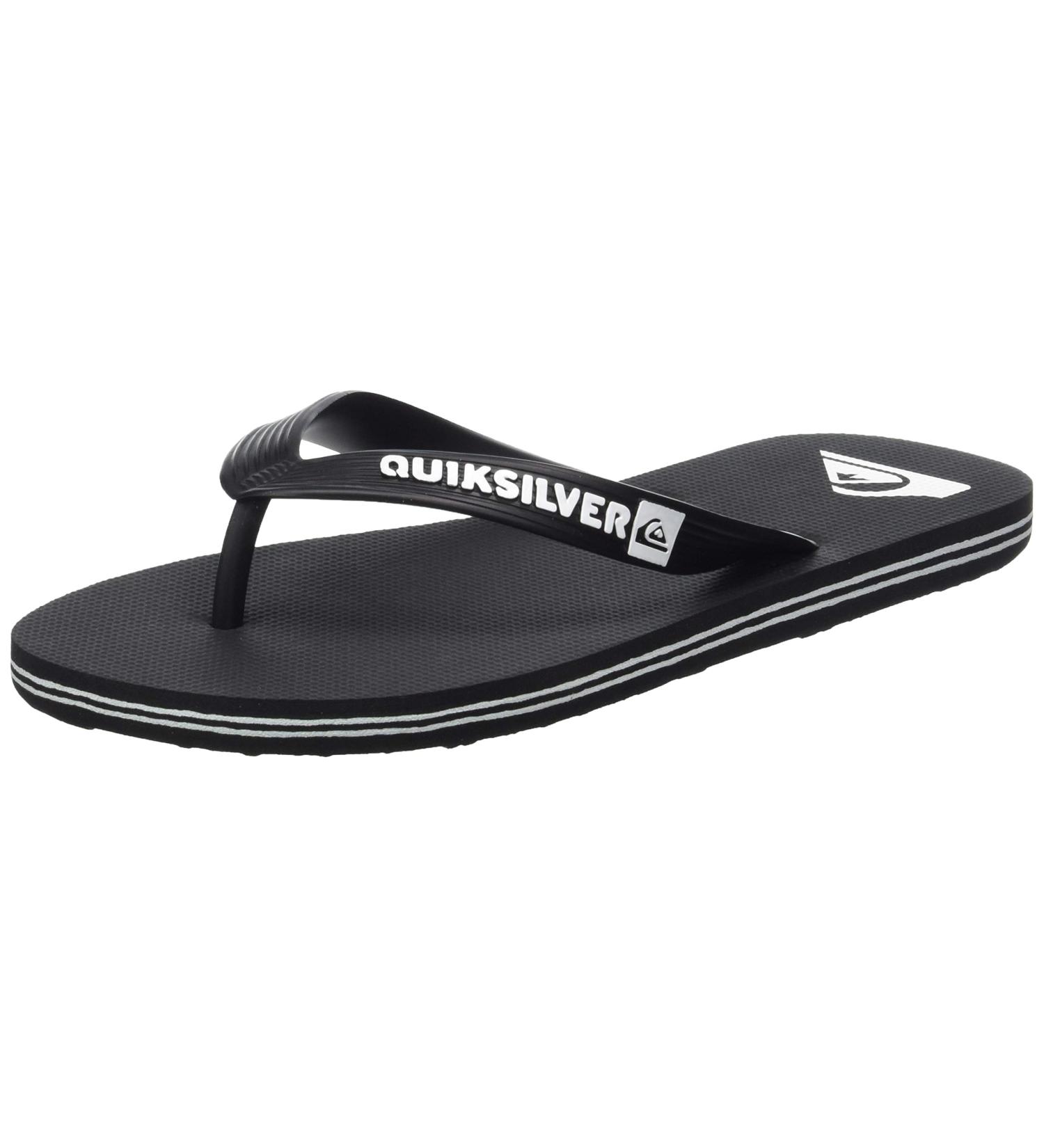 Buy Quiksilver Boys Molokai Sandal 35 EU - Black/White - Stylish & Comfortable Footwear for Kids | International Shipping Available - Buy Online on GoSupps.com