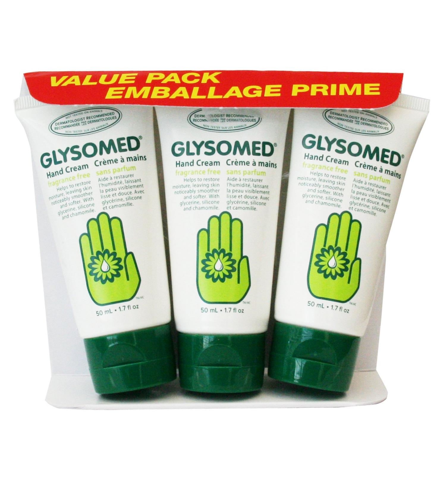 Glysomed Hand Cream Unscented 1.7 Oz Purse Size (Quantity of 3)