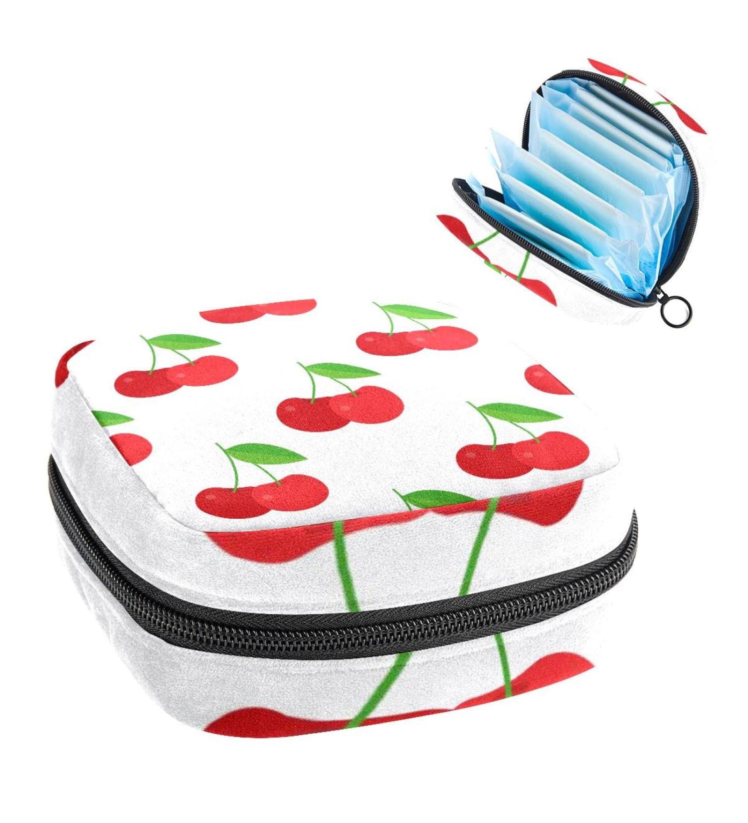 Shop Women's Bonds Still Pad Kit - Fruit Red Cherry Pattern Portable Period Bag for Girls - Buy Online on GoSupps.com