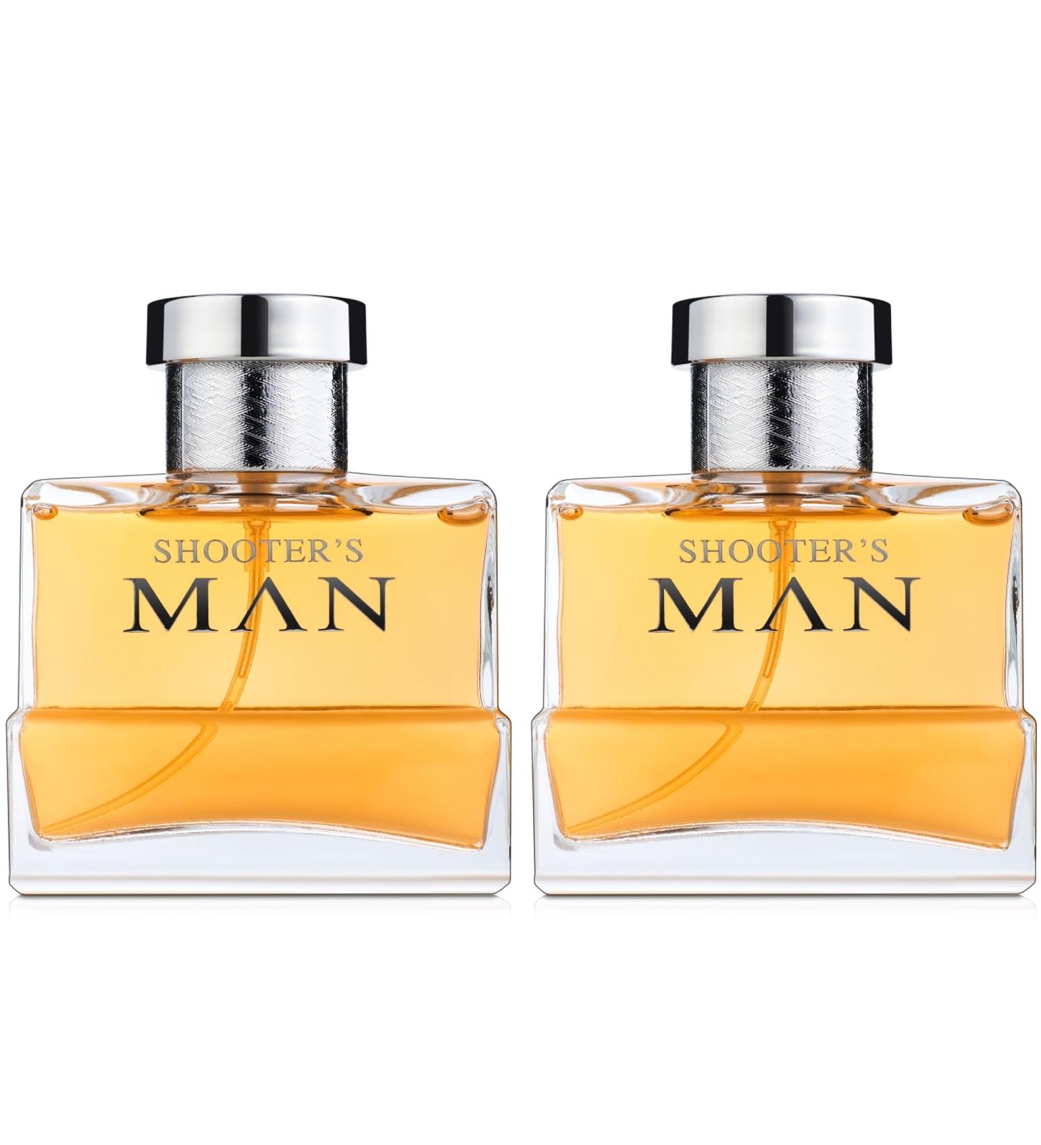 FARMASI 2-Pack Shooter's Eau de Parfum Men - Masculine Fragrance Bold Scent Signature Cologne Long Lasting Aroma Day Night Wear Sophisticated Essence Adventure Inspired Luxury Perfume
