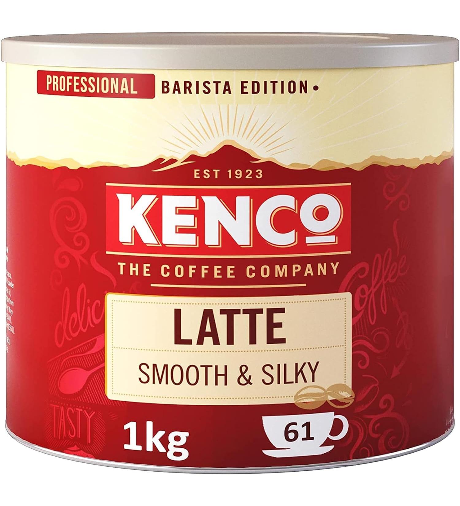 Kenco Latte Instant Coffee | Creamy & Sweet Taste | Smooth and Silky | Instant Perfection |Balanced and Grounded | Recyclable Tin | 1Kg - Buy Online on GoSupps.com