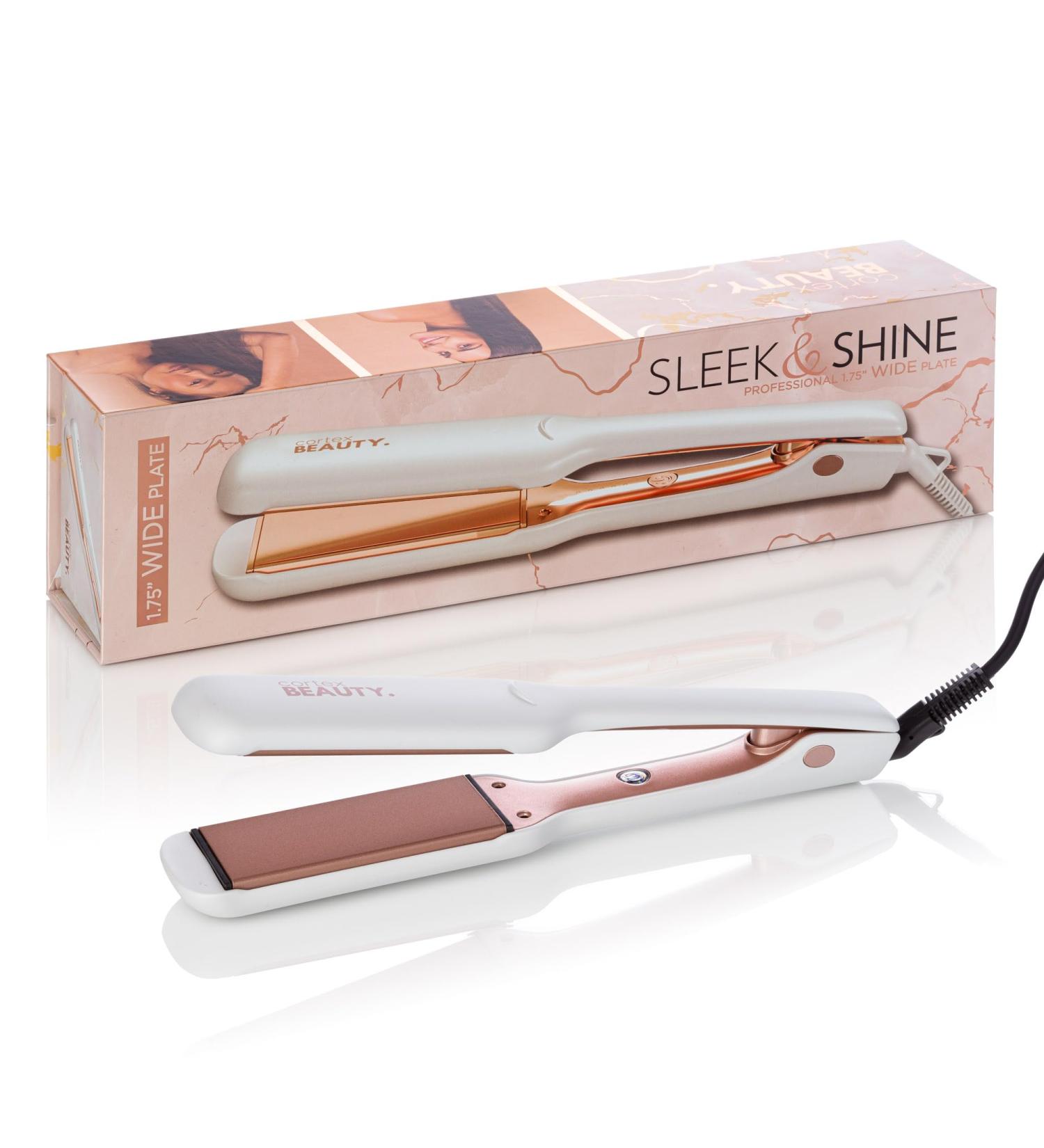 Cortex Beauty Professional Flat Iron Hair Straightener - 1.75" Wide Plate Rapid Heat Technology for Silky Straight Hair - Buy Now - Buy Online on GoSupps.com
