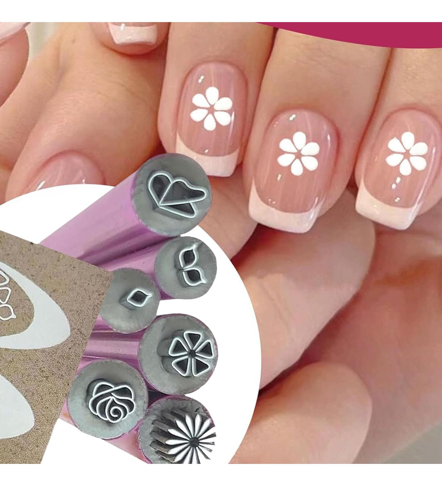 Cohbskj Nail Art Stamp Pen Set Nail Art Flower Stamp Pen Nail Art Stamping Pen Nails Art Stamp Pen Nail Stamp Pen DIY Nail Art Tools for Girls and Women with Different Patterns (6 PCS) - Buy Online on GoSupps.com