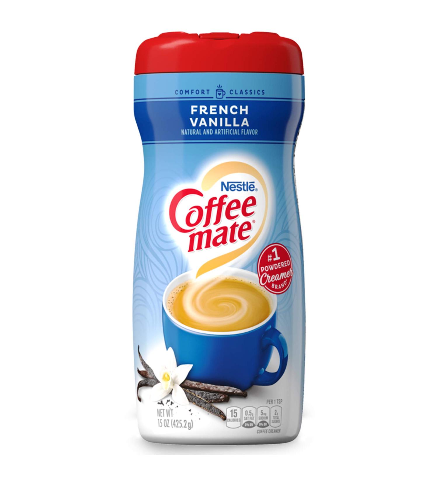  Nestl Nestle Coffee Mate 2-Pack French Vanilla Coffee Tins 425g - Buy Online on GoSupps.com