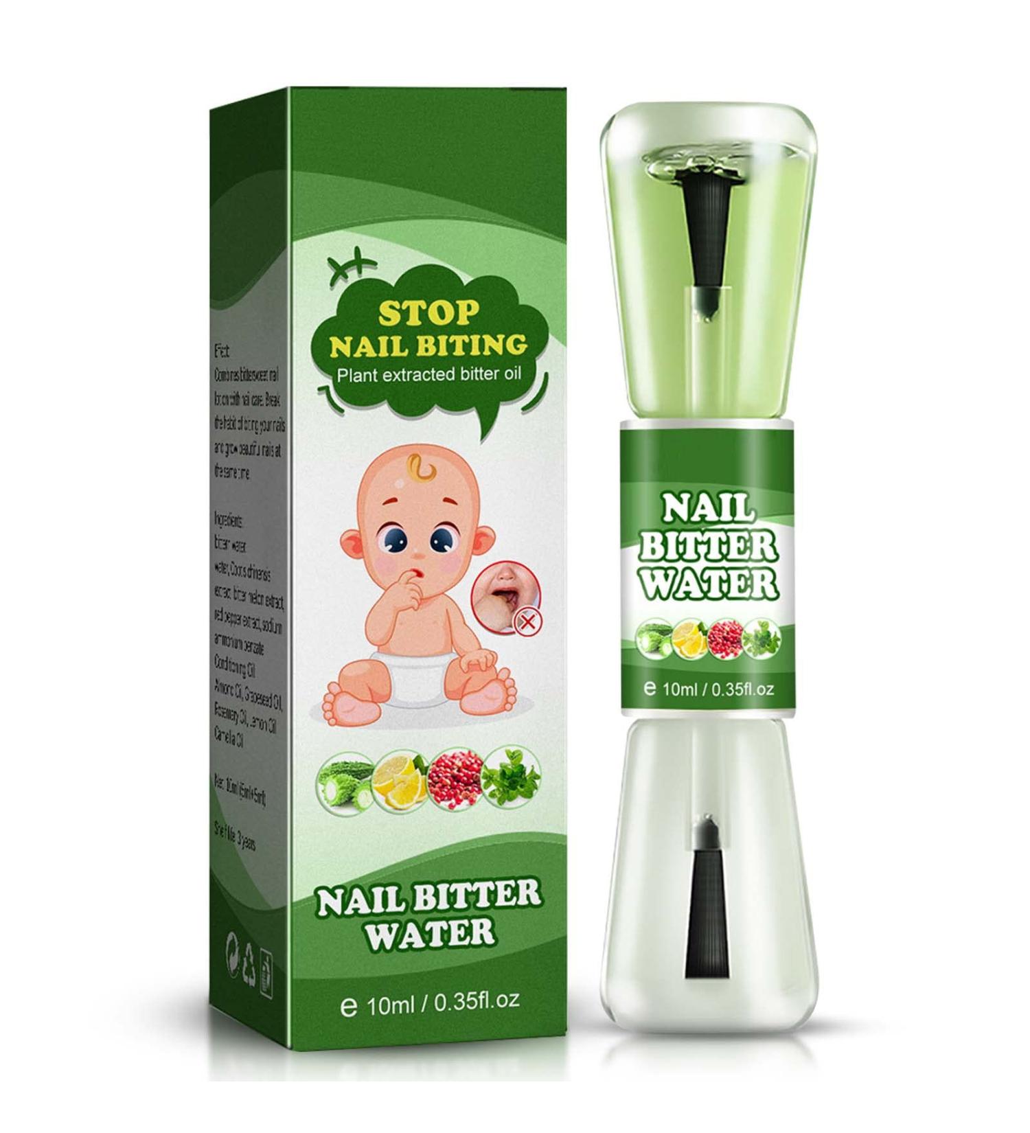 Nail Biting & Thumb Sucking Treatment for Kids - Bitter-Taste Plant Extract - 0.35 Fl Oz - Buy Online on GoSupps.com