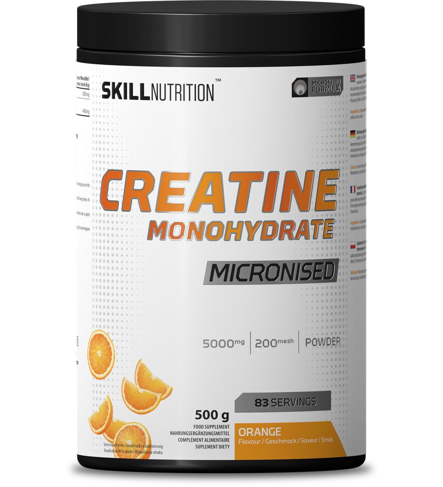 Olivit Creatine Orange 500g Micronized Creatine Monohydrate for Enhanced Absorption & Performance Supports Strength Muscle Growth and Recovery VeganFriendly Pure Formula - Buy Online on GoSupps.com