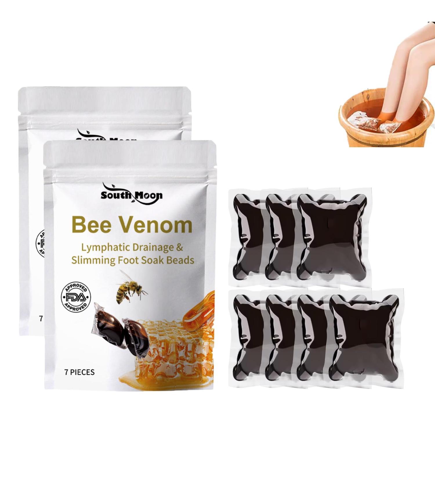 Lukmlca Bienengift Fußbad & Lymphatic Ointment | 2PC Foot Care Set - International Shipping Available - Buy Online on GoSupps.com