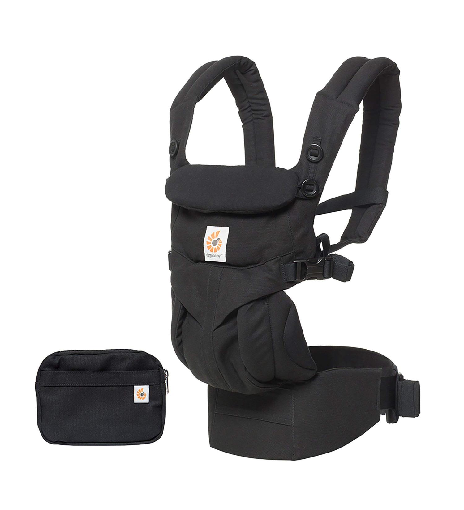 Ergobaby Omni 360 Baby Carrier with Lumbar Support - Pure Black | Newborn to Toddler, 7-45 lbs | 1 Count - Buy Online on GoSupps.com