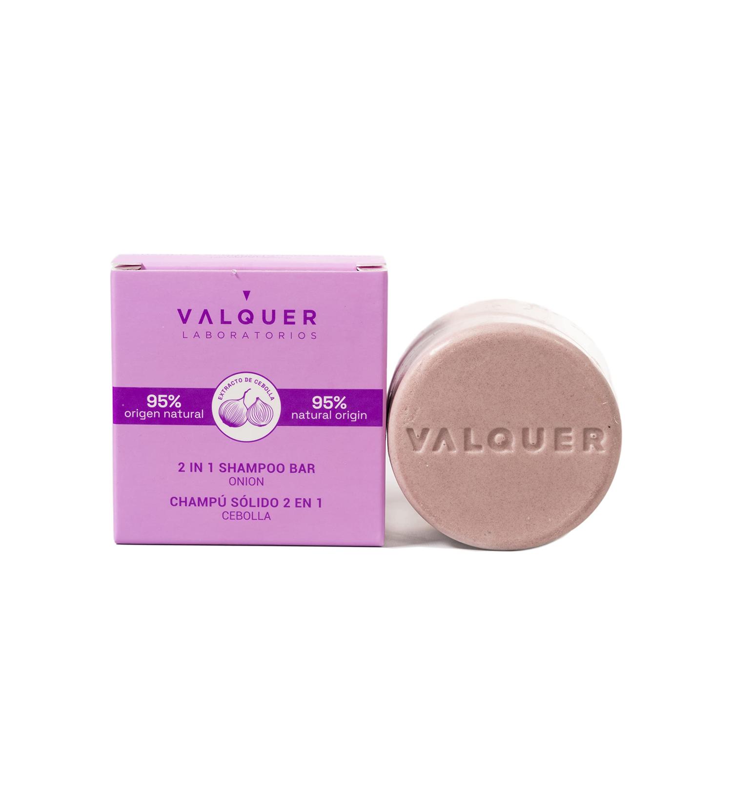 Valquer Laboratorios - 2 in 1 solid shampoo (shampoo and conditioner) - 95% natural ingredients - All hair types - Vegan - Organic Shampoo - 70 Gr - Buy Online on GoSupps.com