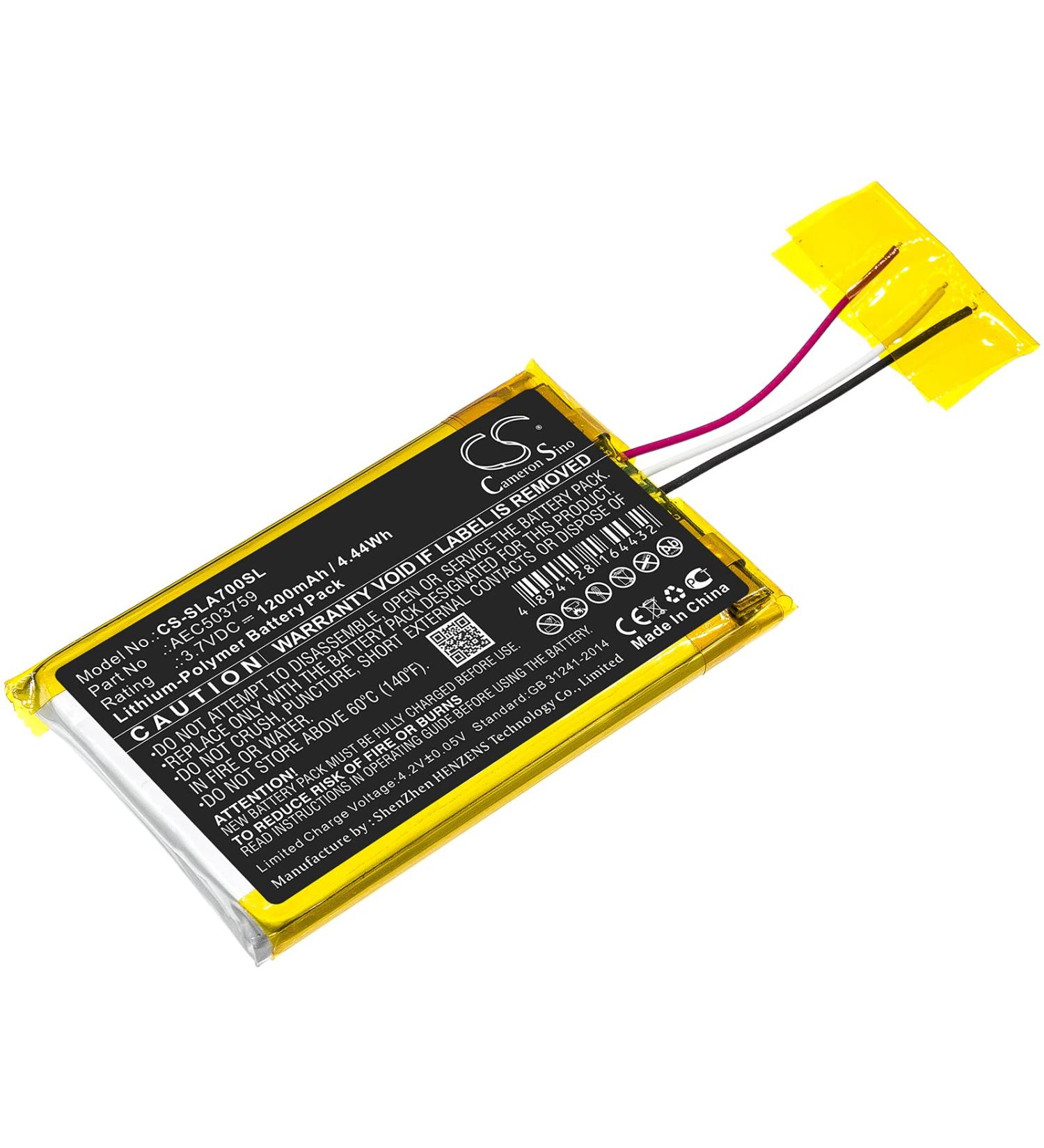 Replacement Battery for Steelseries Arctis 7 AEC503759 - 1200mAh | International Shipping Available - Buy Online on GoSupps.com