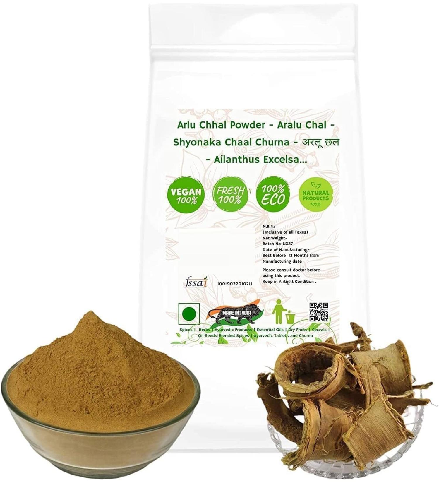 AHSD Arlu Chaal Powder Aralu Chal Shyonaka Chaal Churna Ailanthus Excelsa 100 GMS