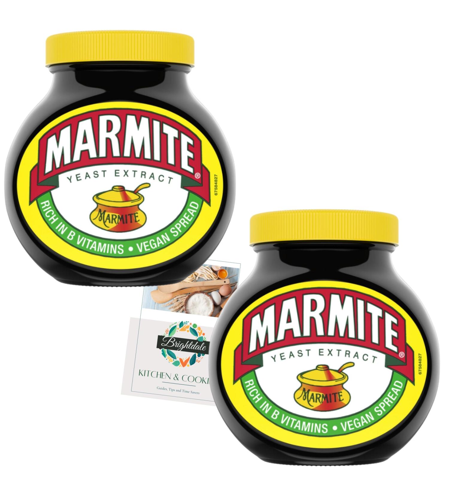 Yeast Extract Bundle with Marmite 500g 2 Pack + Brightdale Kitchen Booklet - Buy Online on GoSupps.com