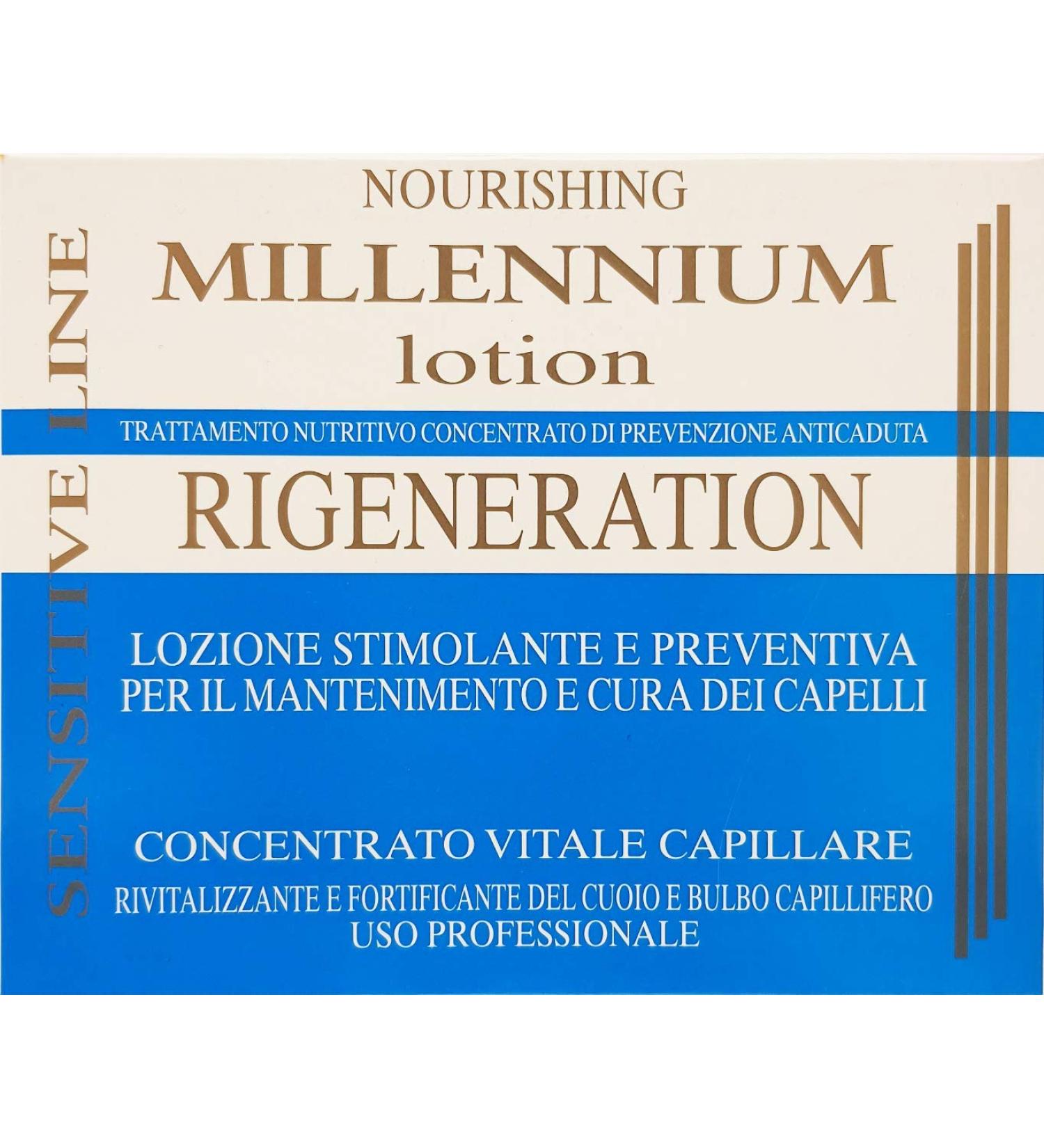 Softening and revitalizing lotion advanced formula for the maintenance and care of hair with menthol 7 ampoules of 10 ml professional Millennium line - Buy Online on GoSupps.com
