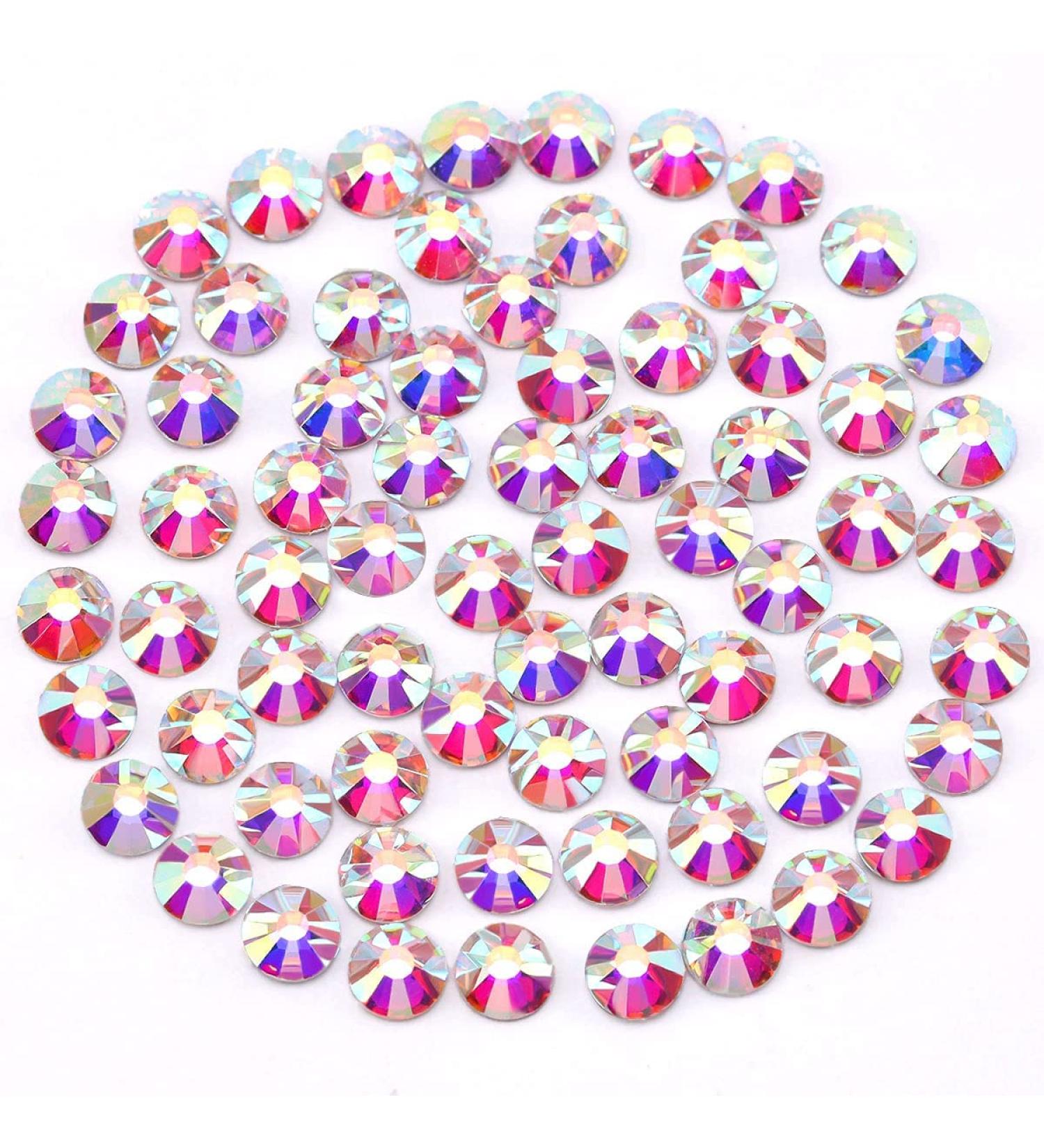 YHMQ 1440 Pieces ClearAB Rhinestones for Nails - SS12 Nail Crystals (2.8-3.0mm) | Premium Nail Art Supplies - International Shipping Available - Buy Online on GoSupps.com