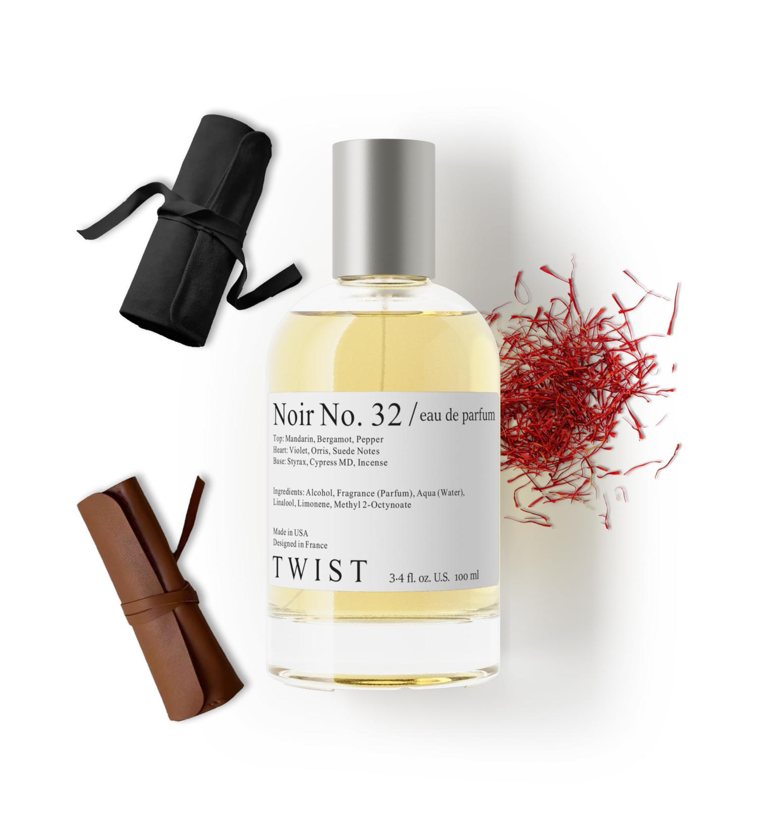 Twist - Noir No. 32 - Eau De Parfum Inspired by Tom Ford's Tuscan Leather Long-Lasting Perfume For Women & Men Paraben Free Vegan Clean Ingredients Unisex Fragrance - Spray 100 ml | 3.4 fl. oz. Noir No. 32 - Inspired by T. Ford Tuscan Leather 3.4 Fl Oz (P - Buy Online on GoSupps.com