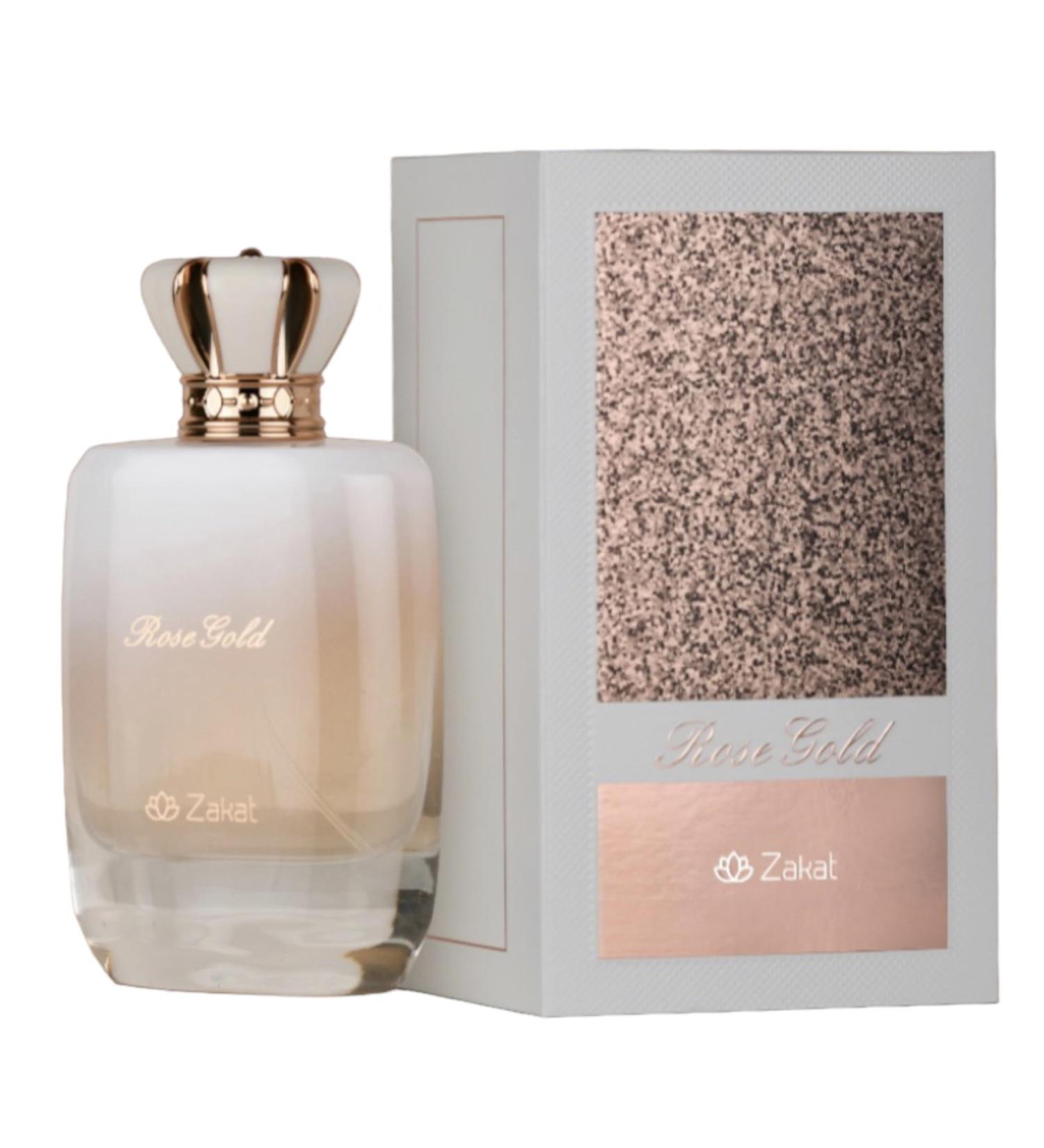 Zakat ROSE GOLD 100ml.e 80vol 3.4fl.oz EUA De Parfum Vaporisateur Natural Spray ZOGHBI
