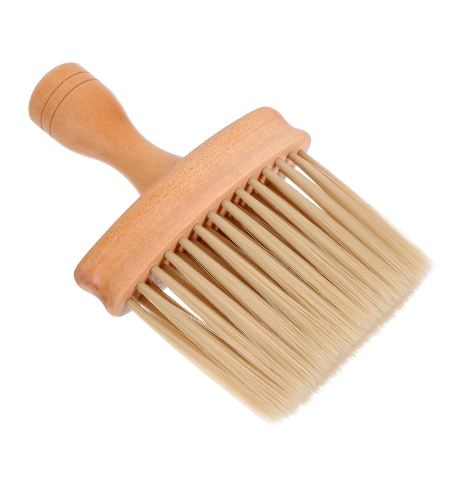POPETPOP 1pc Salon Brush Neck Brush Barber Duster Hairdressing Duster Hair Cutting Brush Soft Brush Hair Brush Clean Wooden medium As Shown - Buy Online on GoSupps.com
