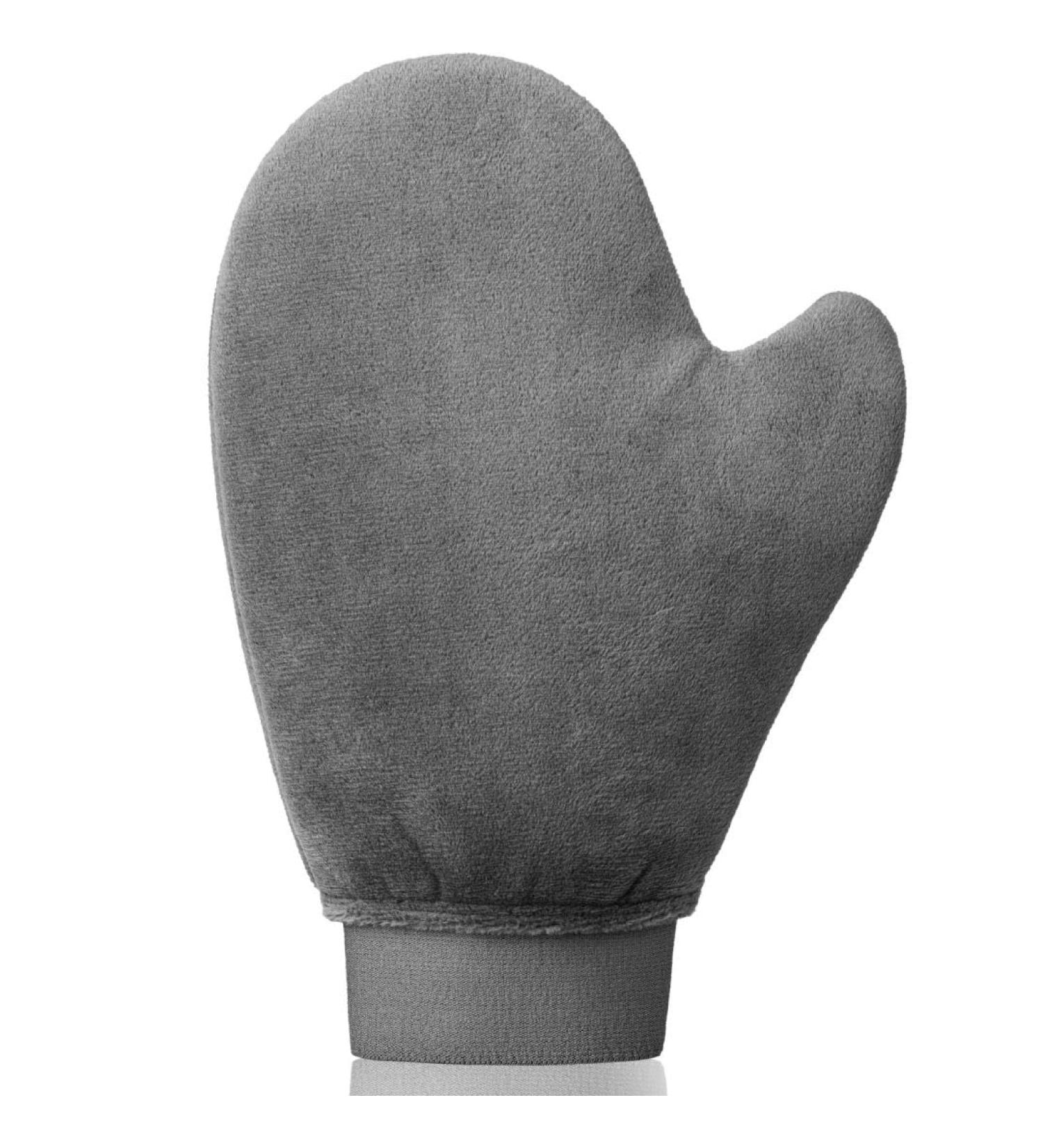 EVYTTA Self Tanning Mitt Fake Tan Mitt Self Tan Mitt Glove Fake Tan Mit Velvet Tanning Mitt Tanning Glove Double Sided Fake Tan Mitt Applicator UK Patented with Elastic Wrist and Thumb Hole Grey - Buy Online on GoSupps.com