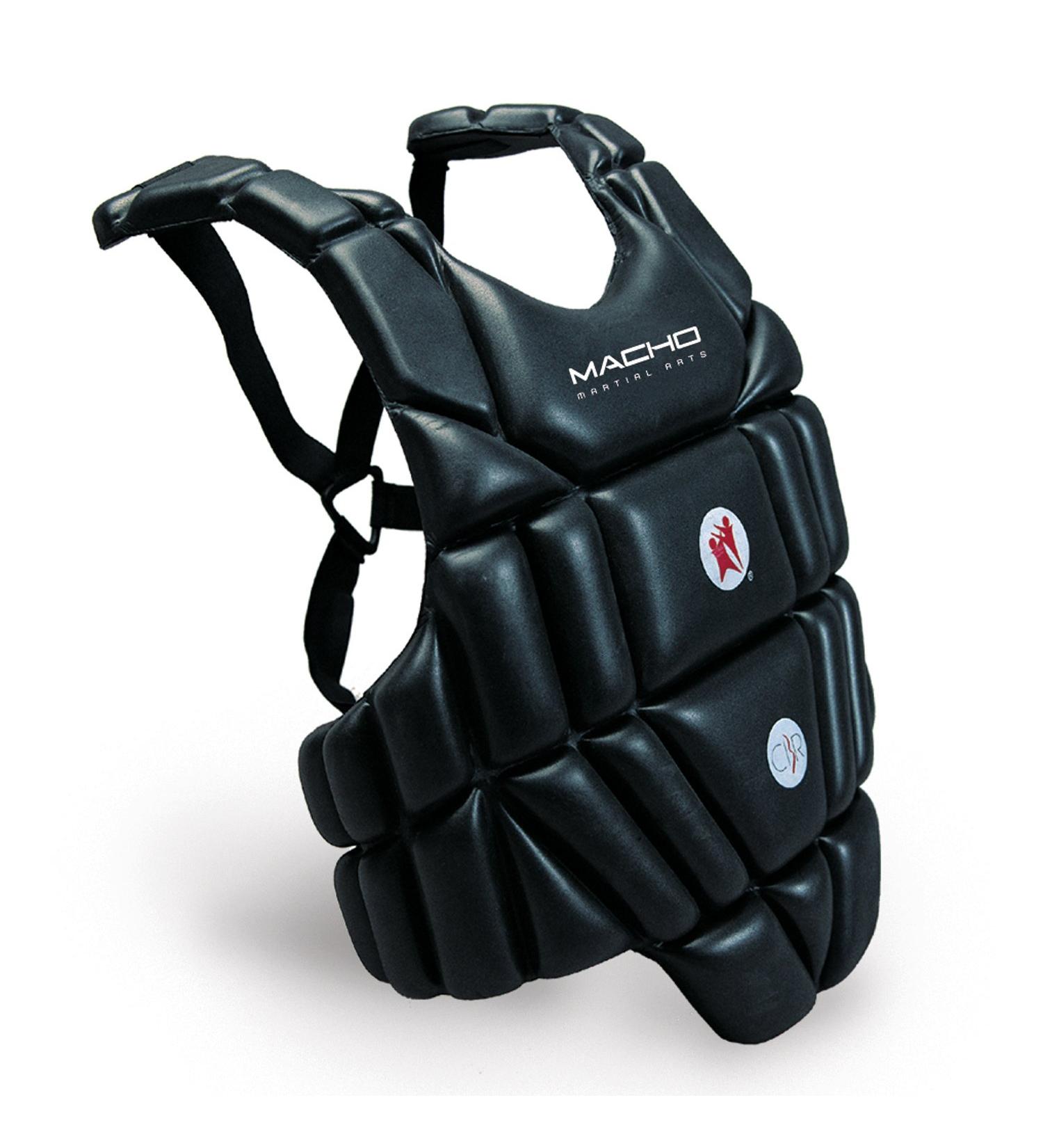 Macho Sports / Martial Arts Chest Protector - Black - Small - Buy Online on GoSupps.com