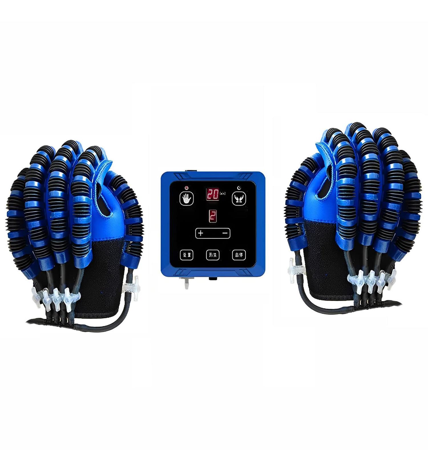 Rehabilitation Robot Gloves Both Hands Hemiplegia Stroke Arthritis Hand Finger Robot Rehab Gloves for Hand Dysfunction Patients Finger Pain Relief(Size:L Code Color:Both) L code both - Buy Online on GoSupps.com