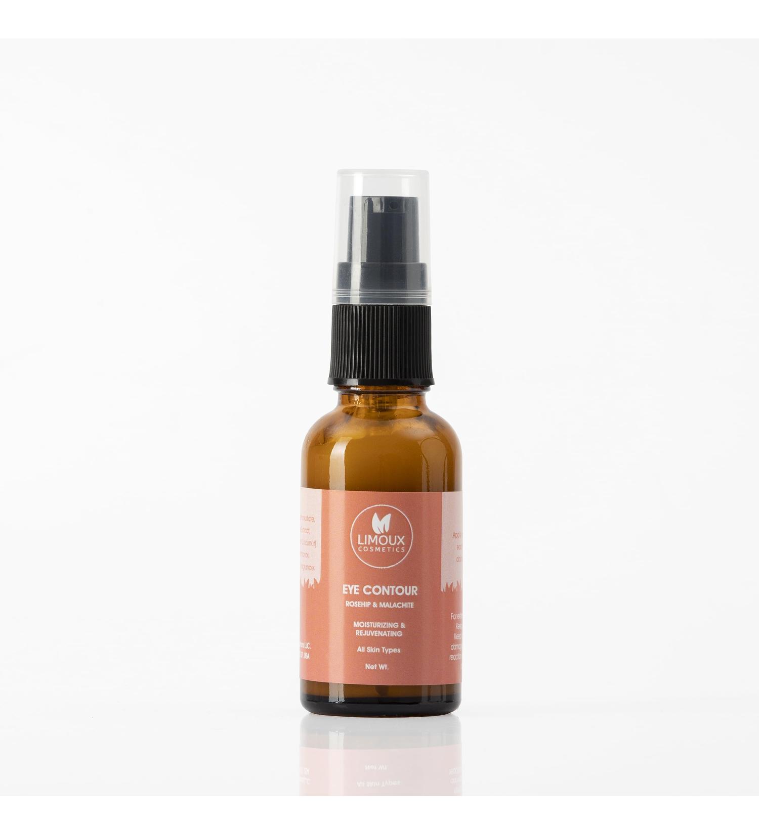 Eye Contour Cream - Anti-Aging Brightening & Moisturizing - Malachite & Rosehip - Paraben Free Vegan - 1 oz - Buy Online on GoSupps.com