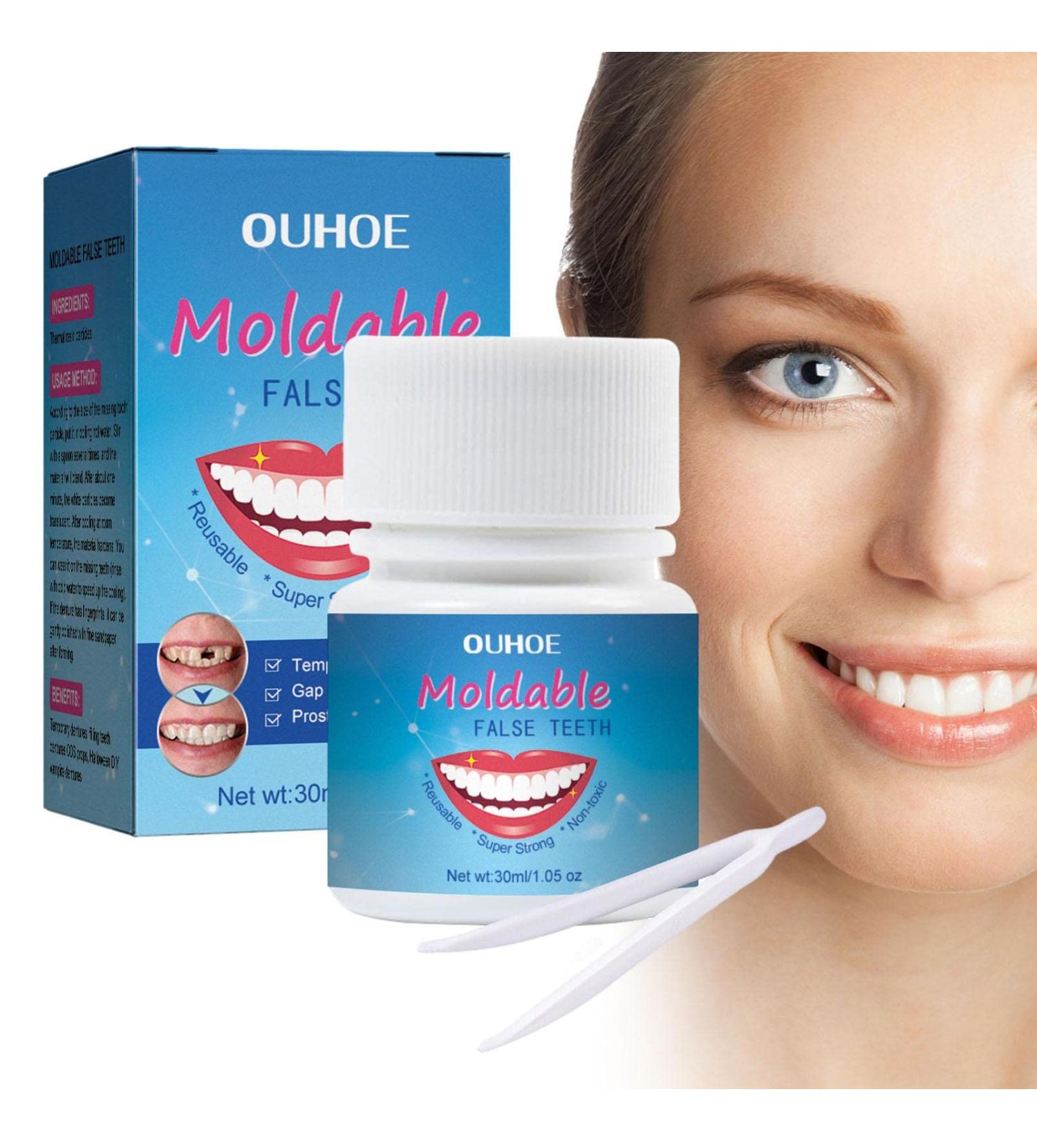 Rianpesn Tooth Repair Set for Missing & Broken Teeth | Temporary Dental Repair Kit for Gaps & Prosthetic Care - Buy Online on GoSupps.com