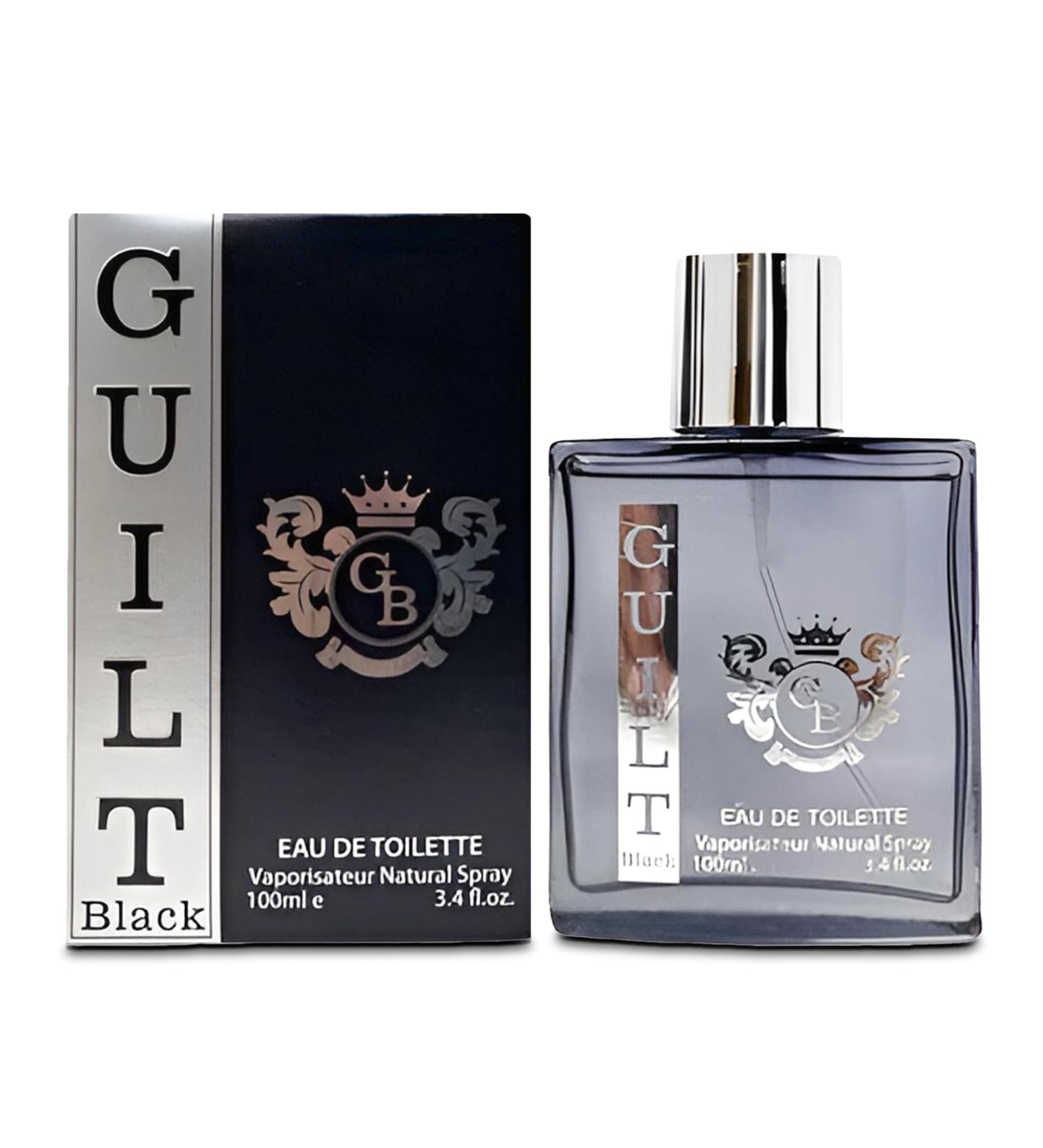 Cologne for Men Guilt Black Natural Spray Classic Long Lasting Scent Wonderful Fragrance Gift Eau De Toilette Men Perfume for Daily Use 3.4 Fluid Ounce Guilt Black 3.4 Fl Oz (Pack of 1)