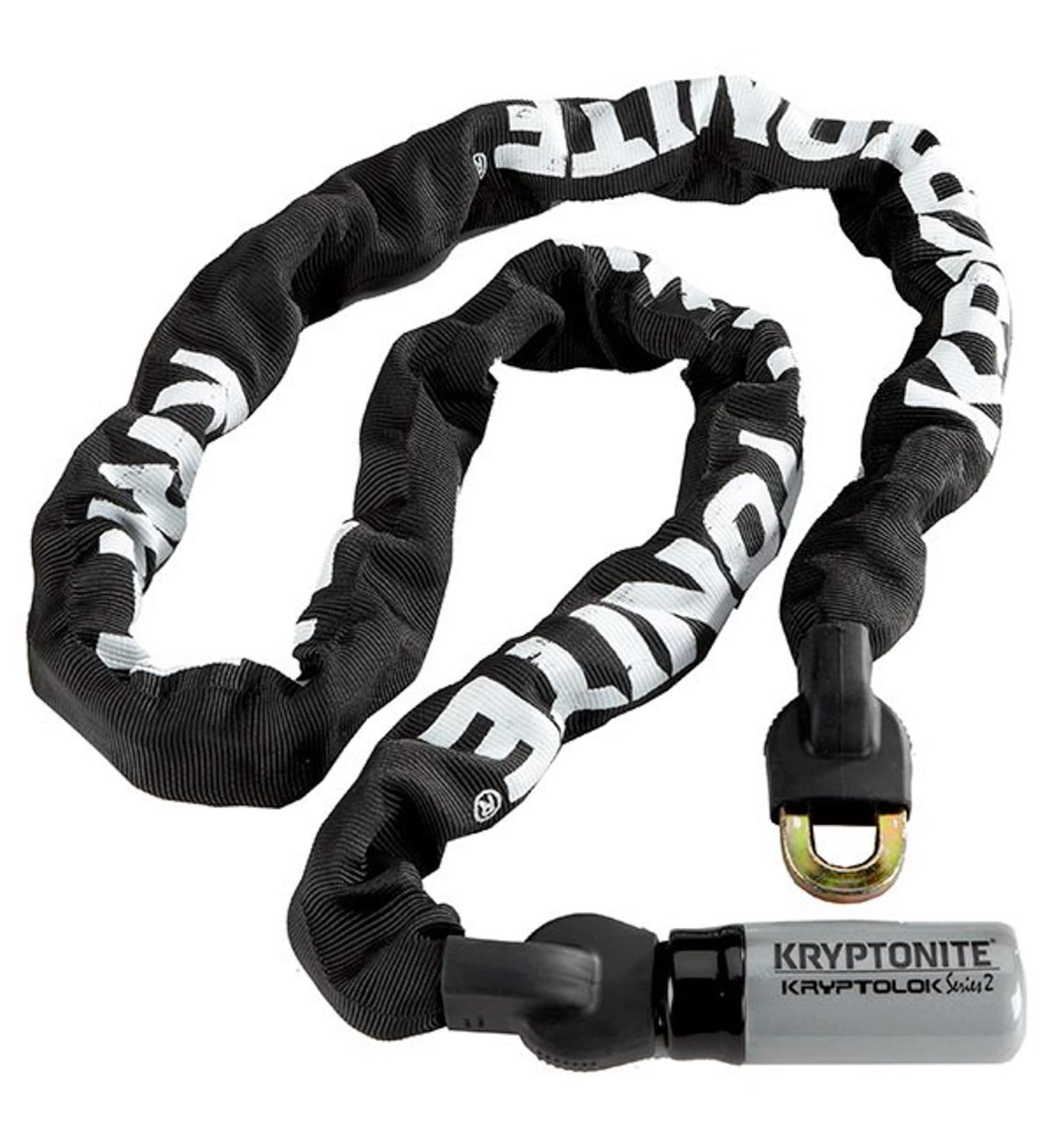 Kryptonite KryptoLok Series 2 Integrated Chain Bicycle Lock - 5-Foot - Buy Online on GoSupps.com