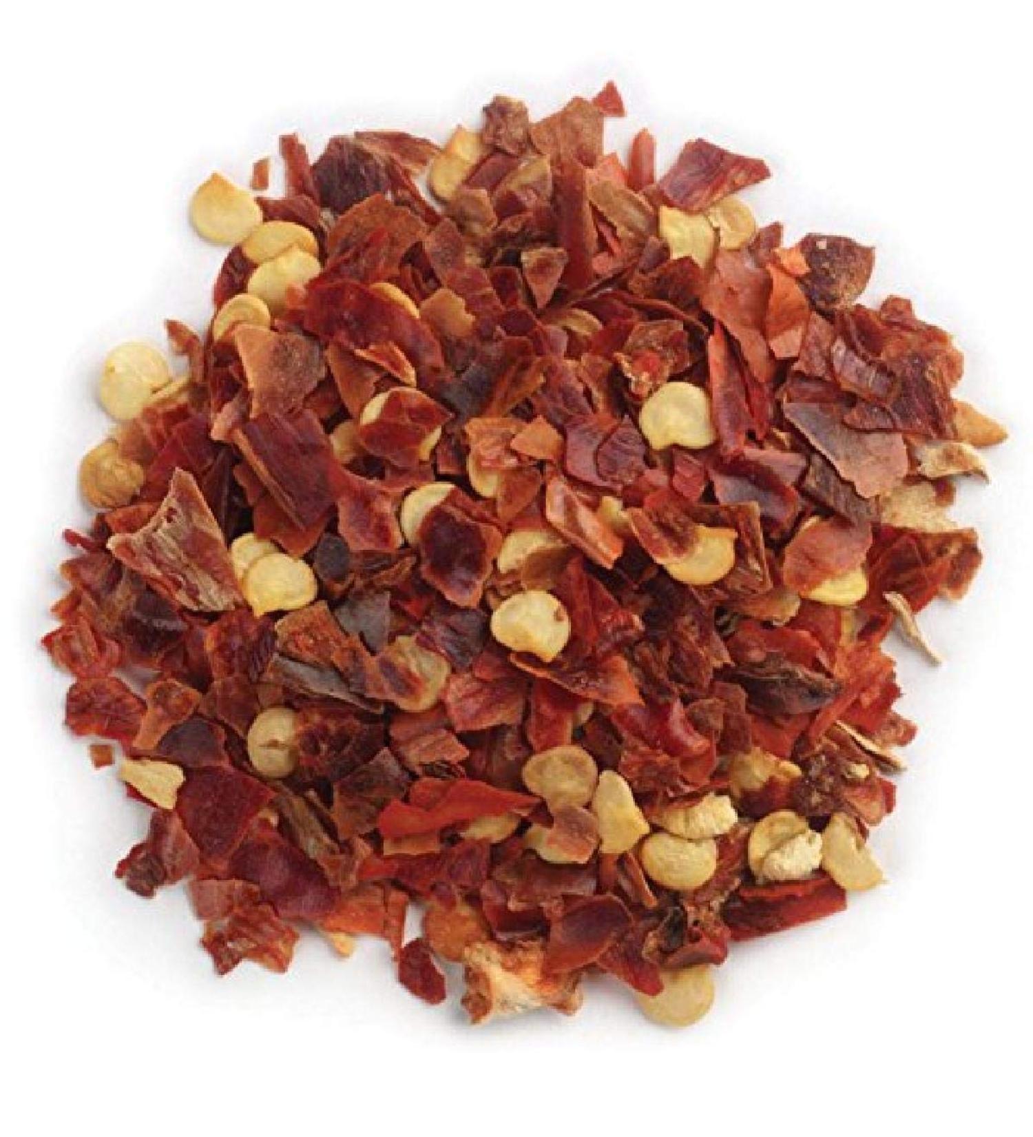 Organic Crushed Red Chili Flakes - 16 oz Bag | Frontier Certified Chili Peppers - Buy Online on GoSupps.com